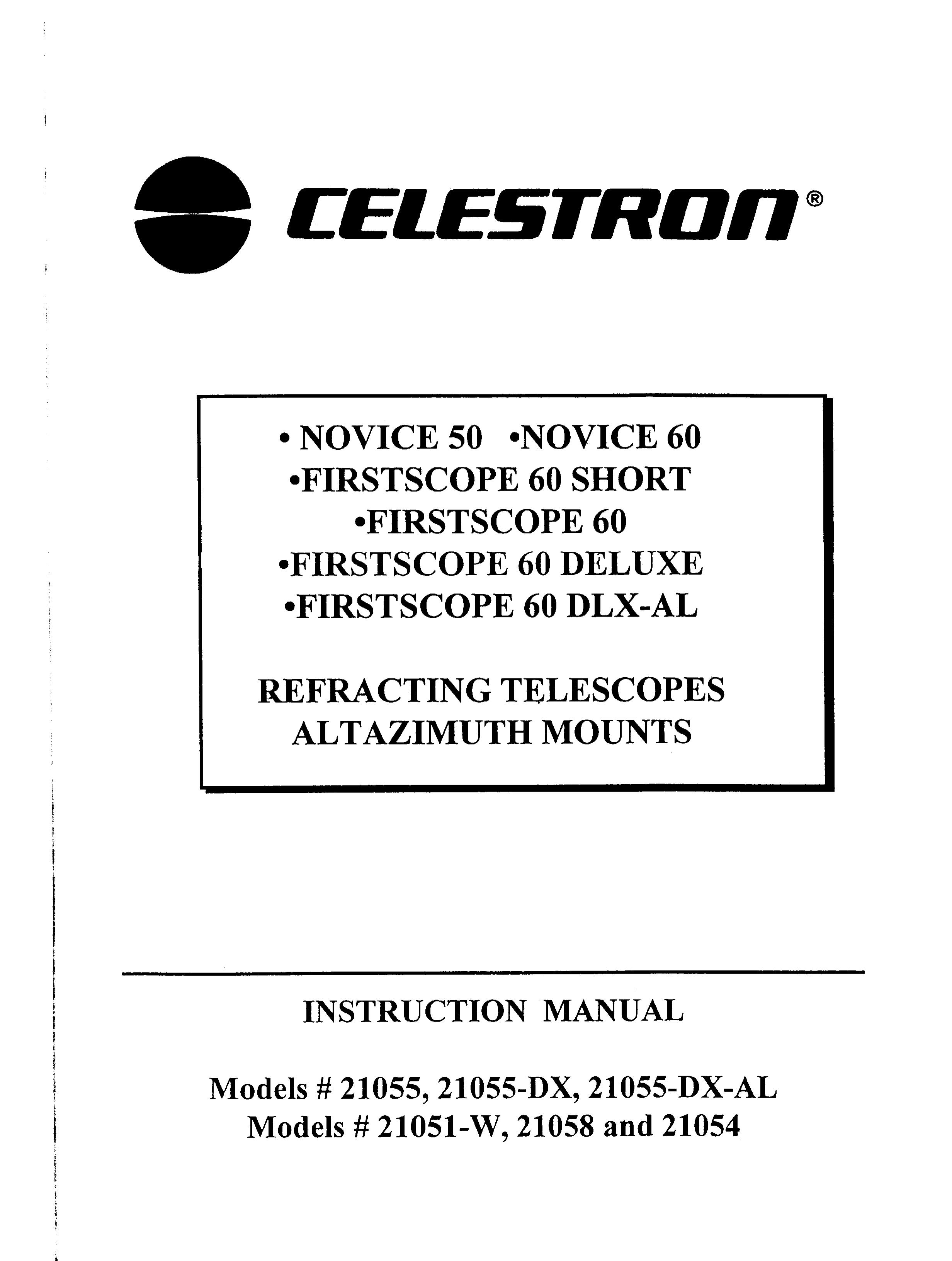 Celestron 21051-W Telescope User Manual