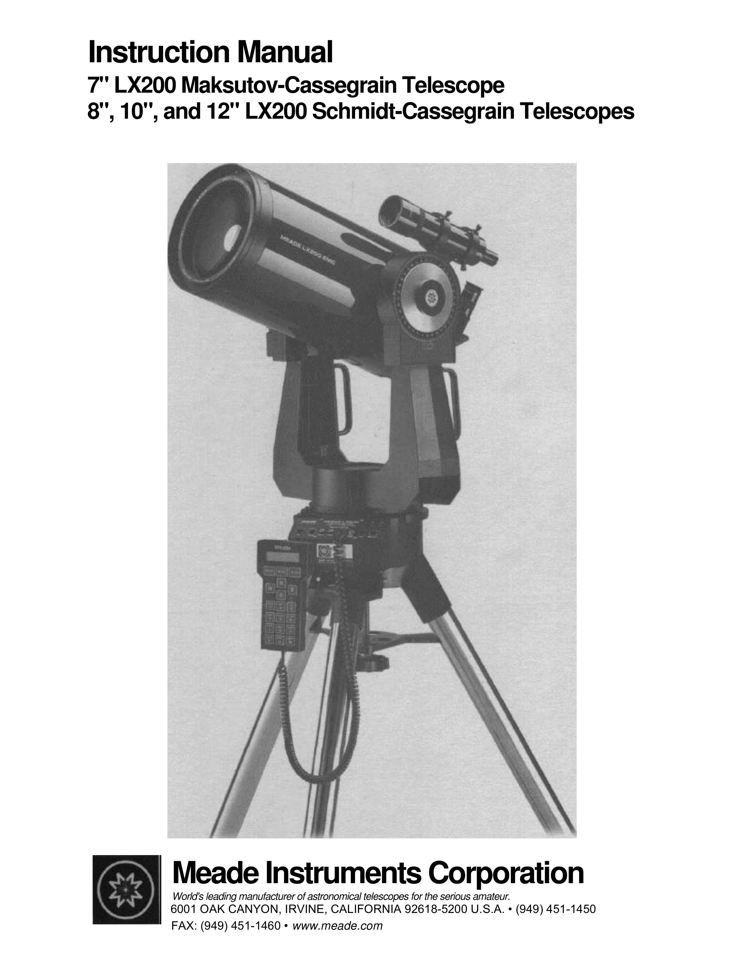 Leisure Time LX20 Telescope User Manual