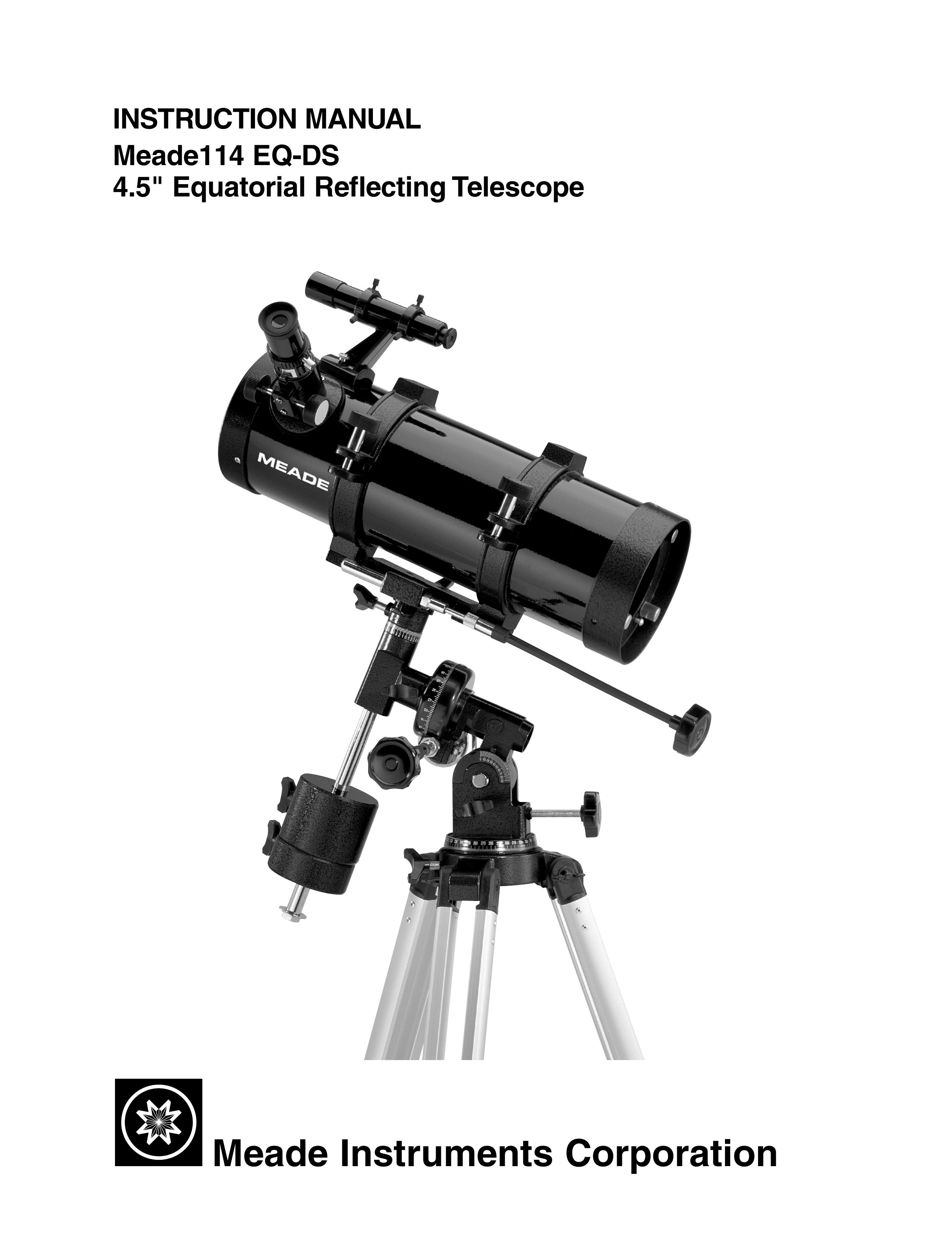 Meade 114 EQ-DS Telescope User Manual