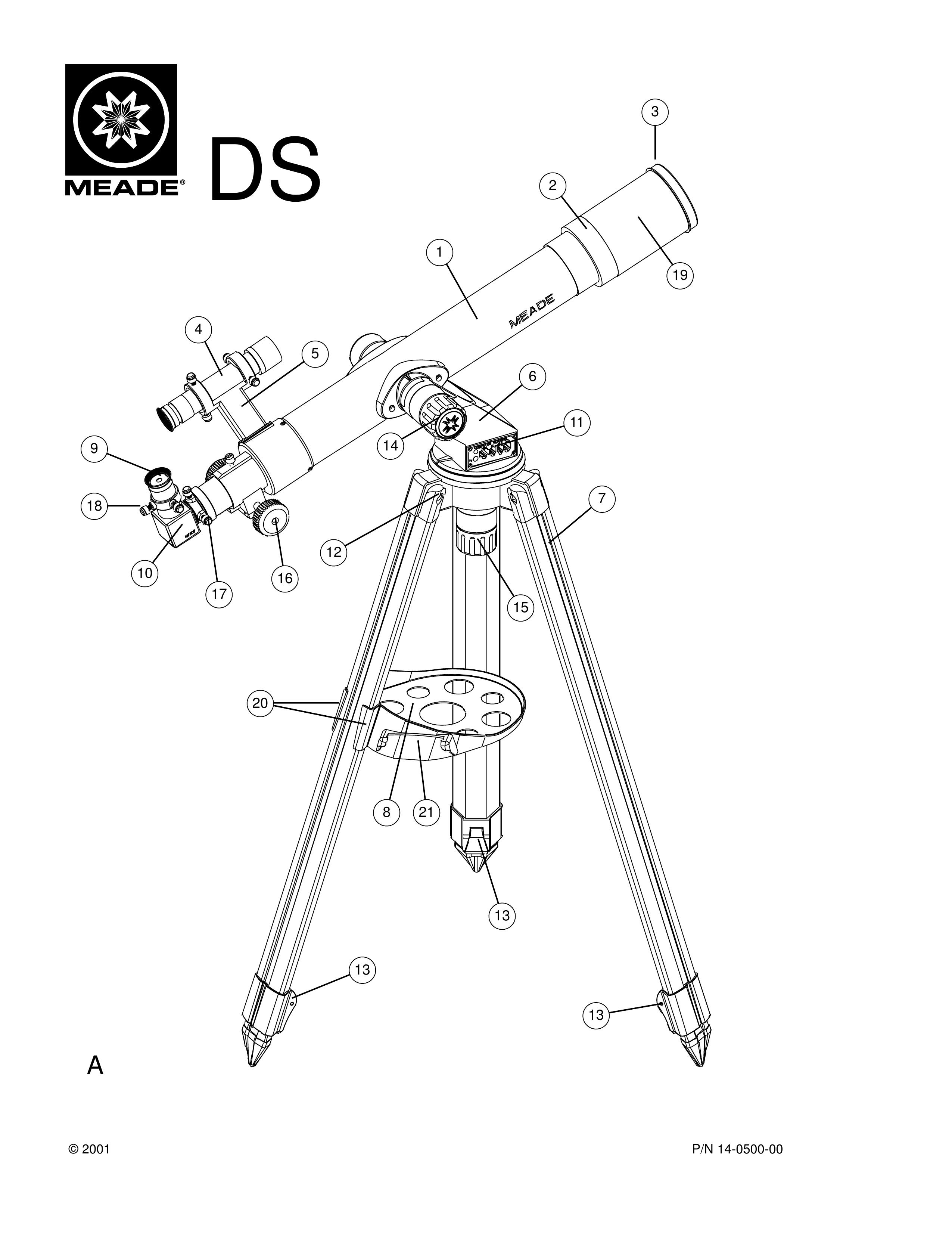 Meade 14-0500-00 Telescope User Manual