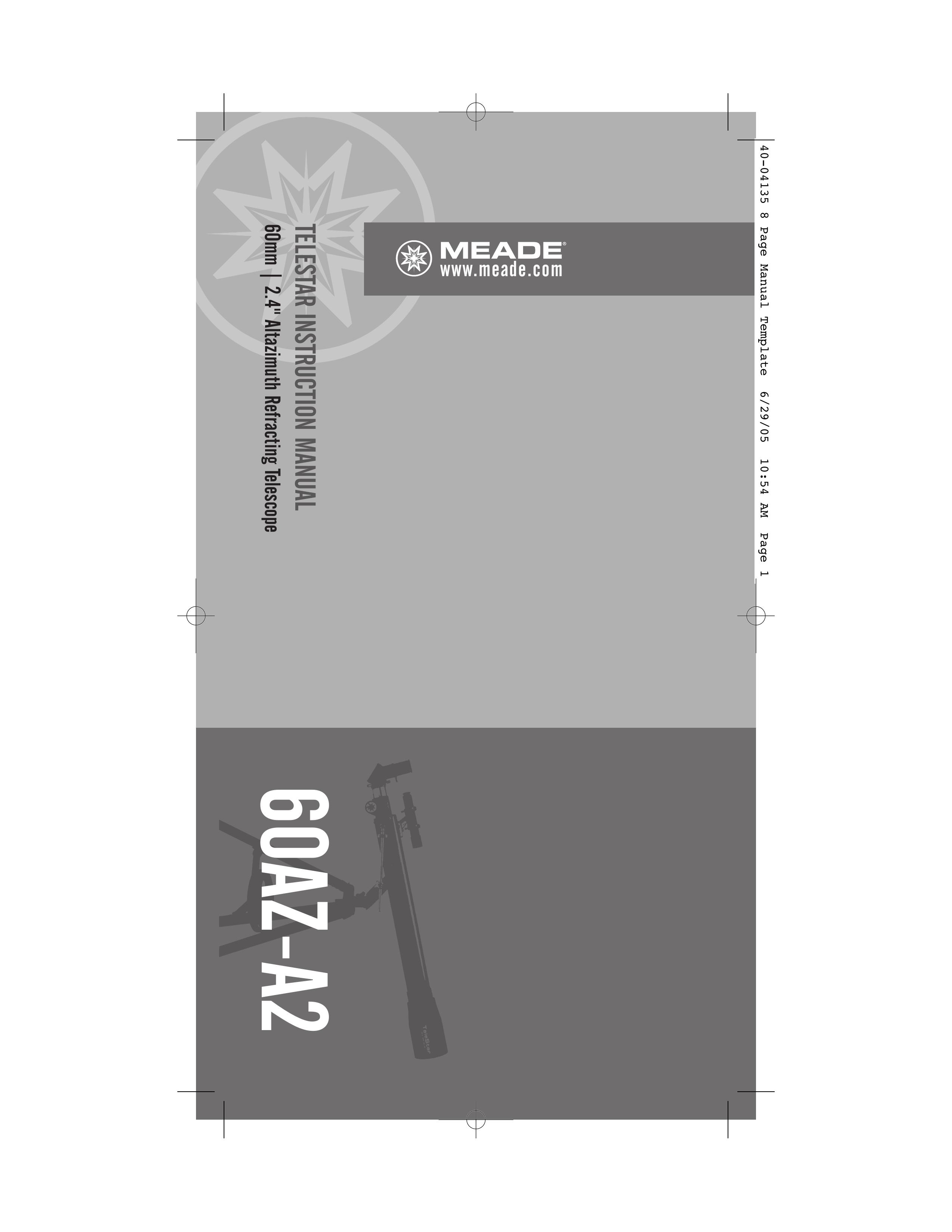 Meade 60AZ-A2 Telescope User Manual