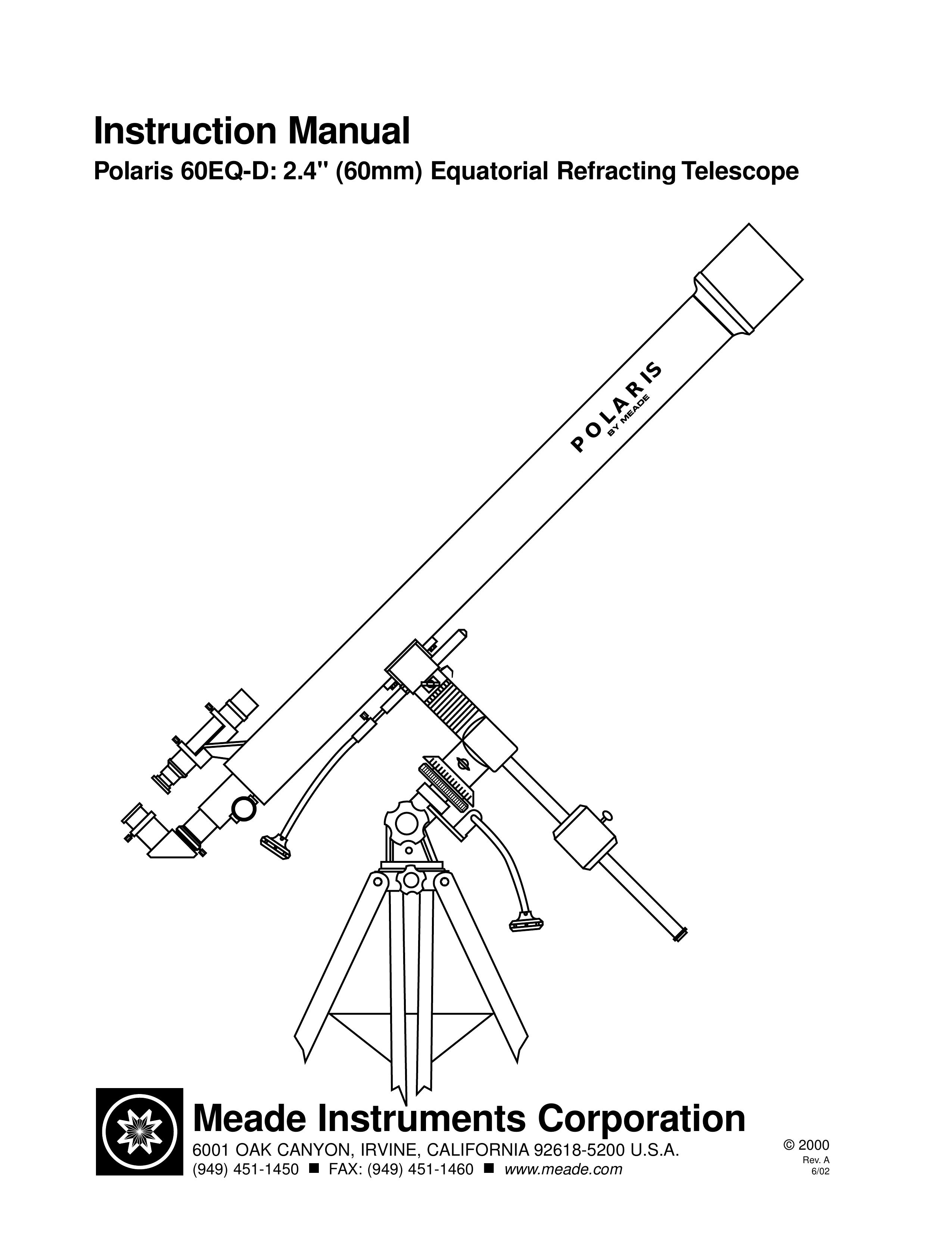 Meade 60EQ-D Telescope User Manual