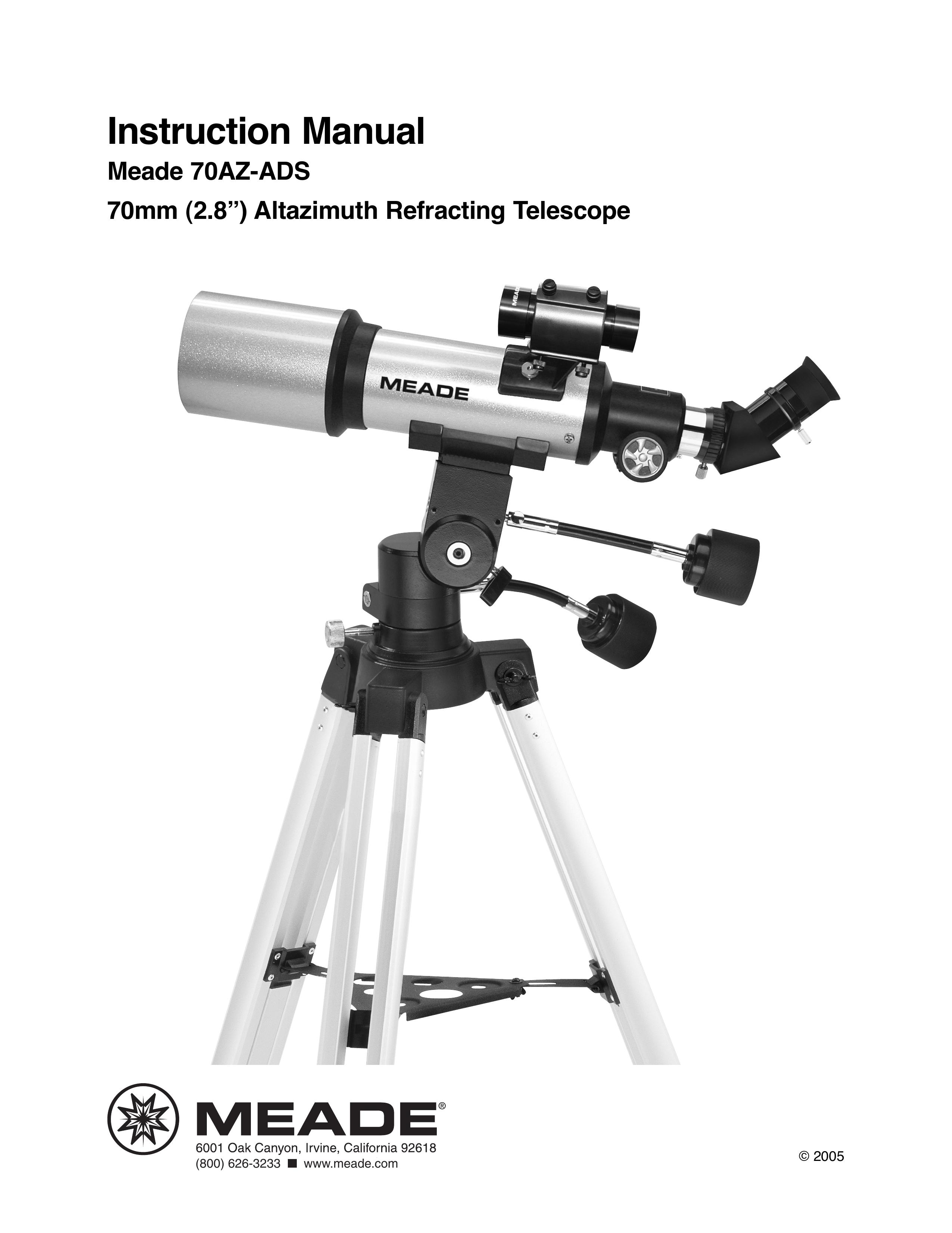 Meade 70AZ-ADS Telescope User Manual