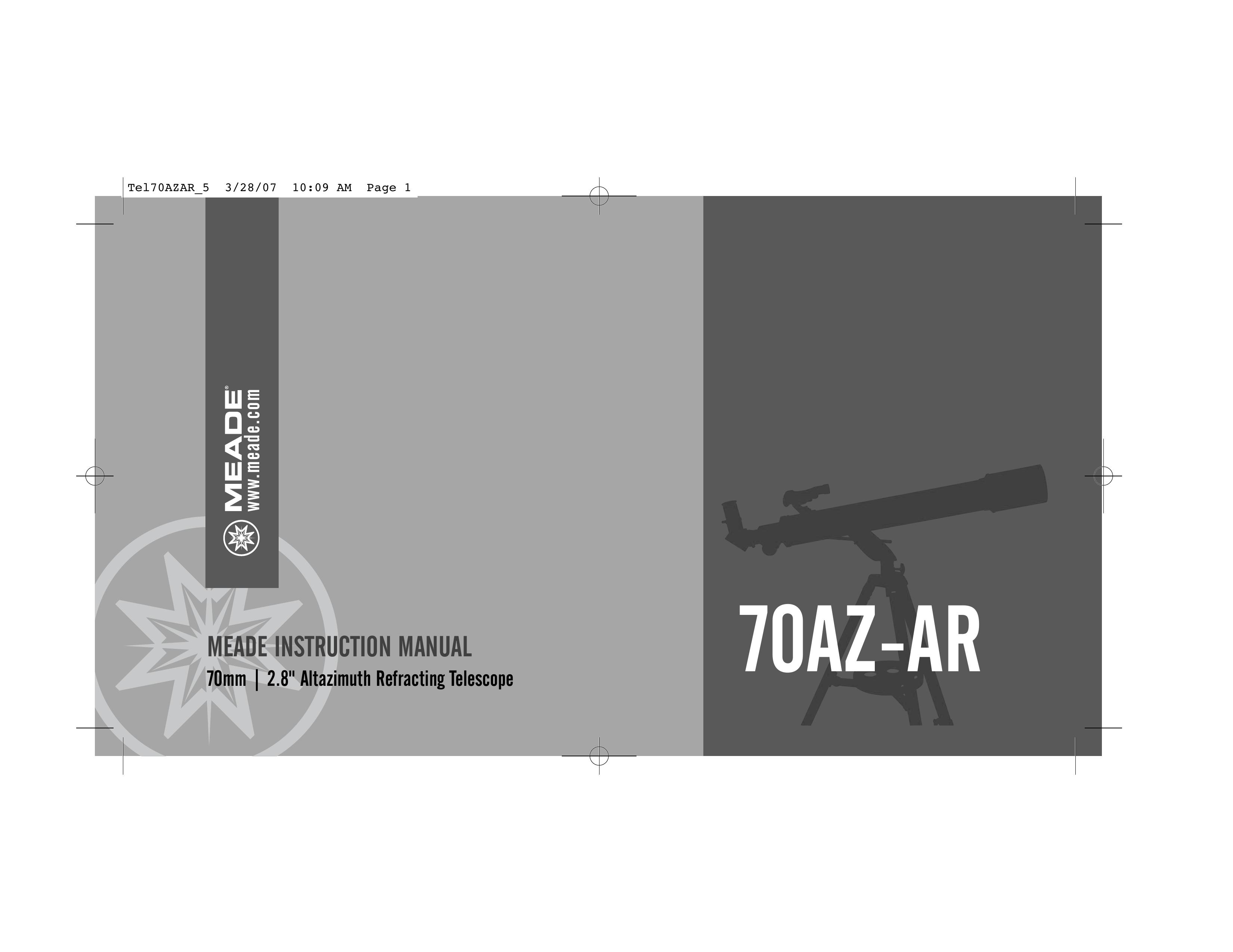 Meade 70AZ-AR Telescope User Manual