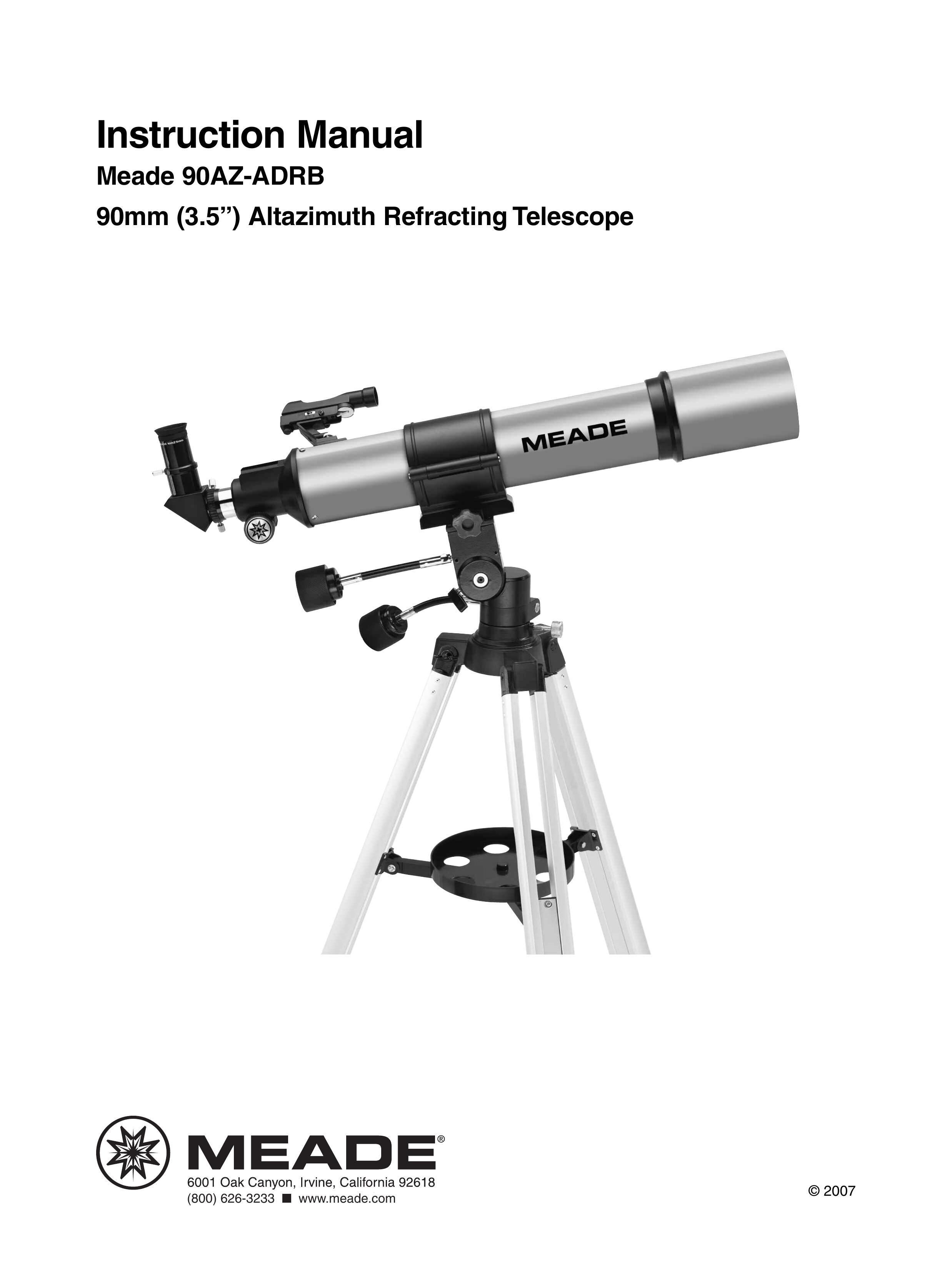 Meade 90AZ-ADRB Telescope User Manual