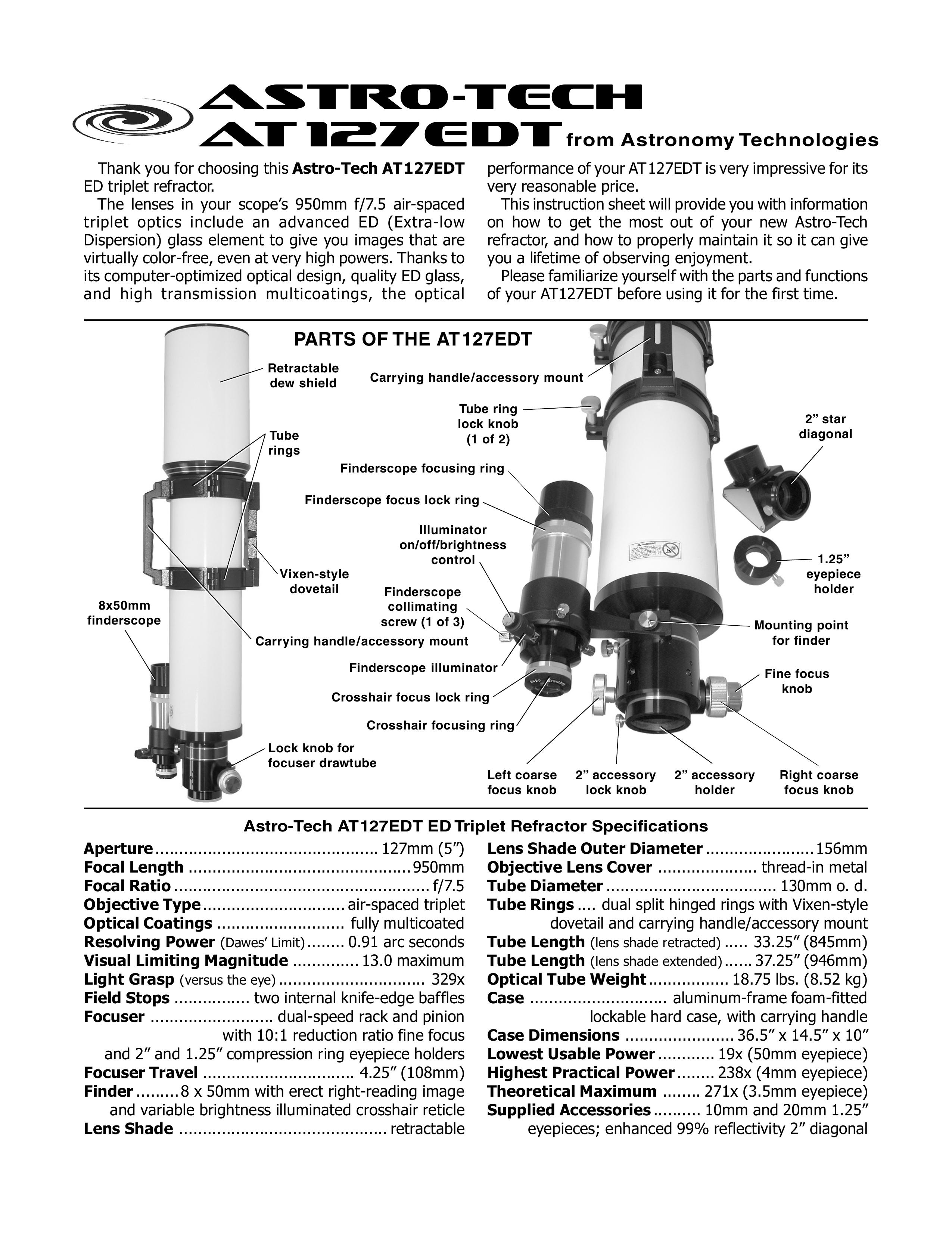 Meade AT 127EDT Telescope User Manual