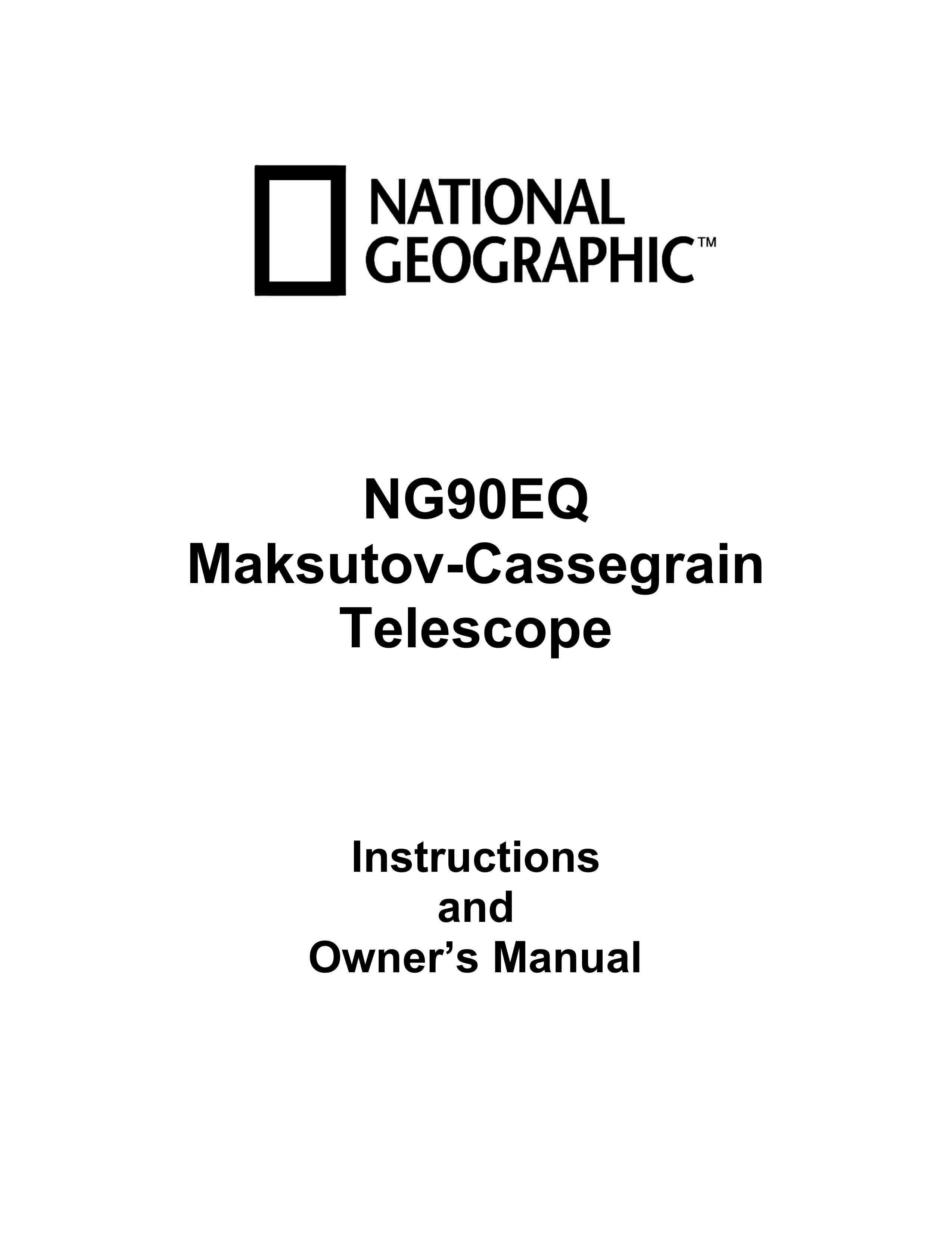 National Geographic NG90EQ Telescope User Manual