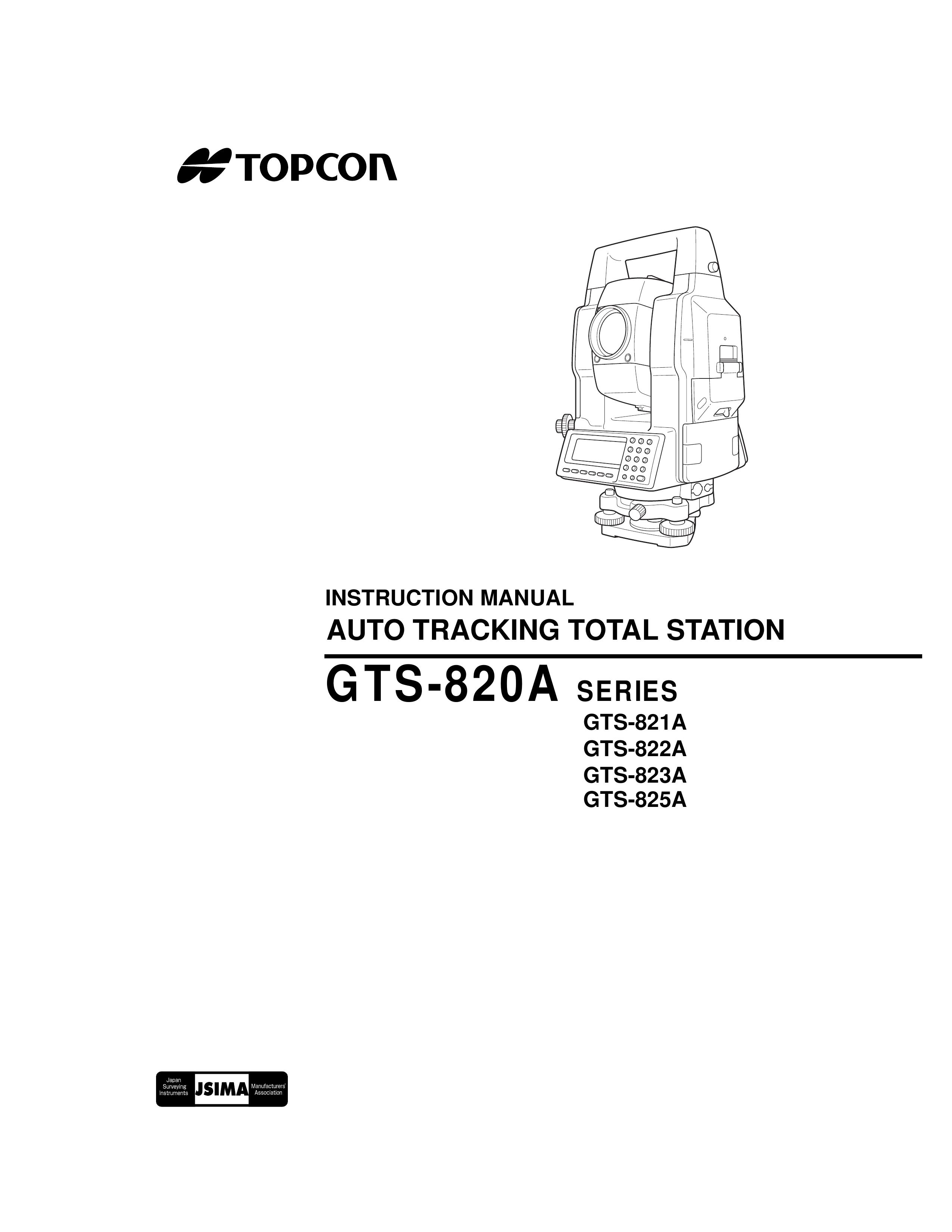 Topcon GTS-821A, GTS-822A, GTS-823A, GTS-825A Telescope User Manual