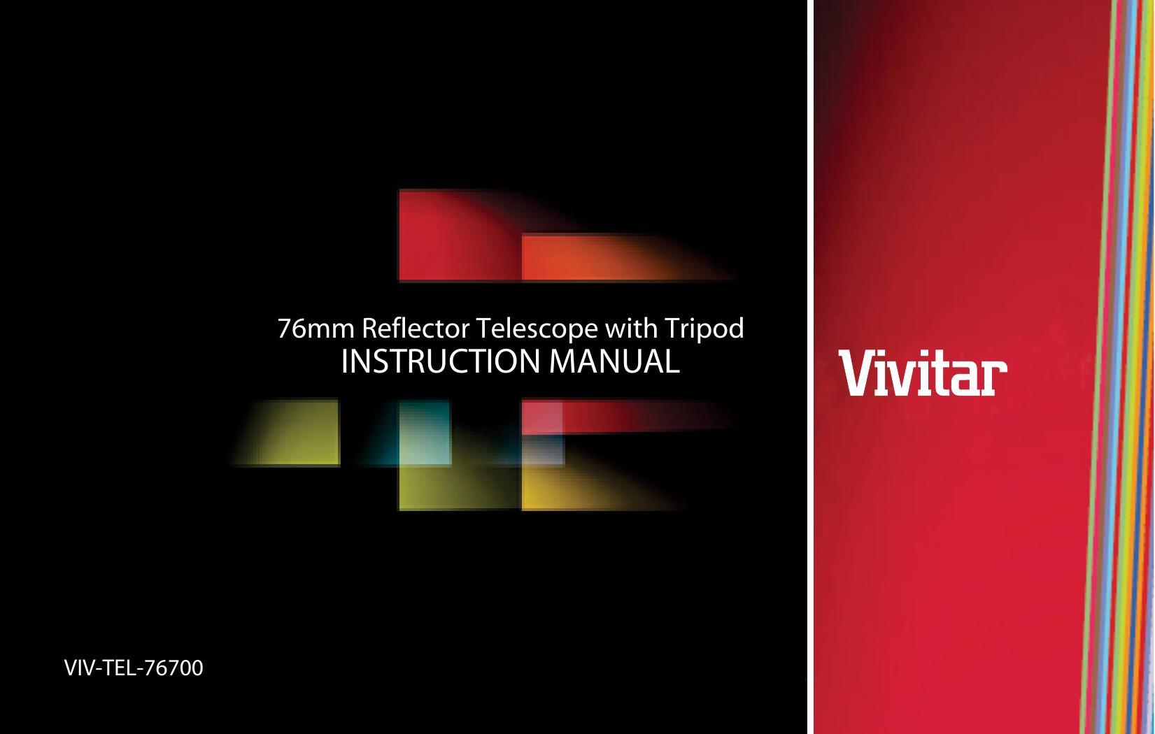 Vivitar VIV-TEL-76700 Telescope User Manual