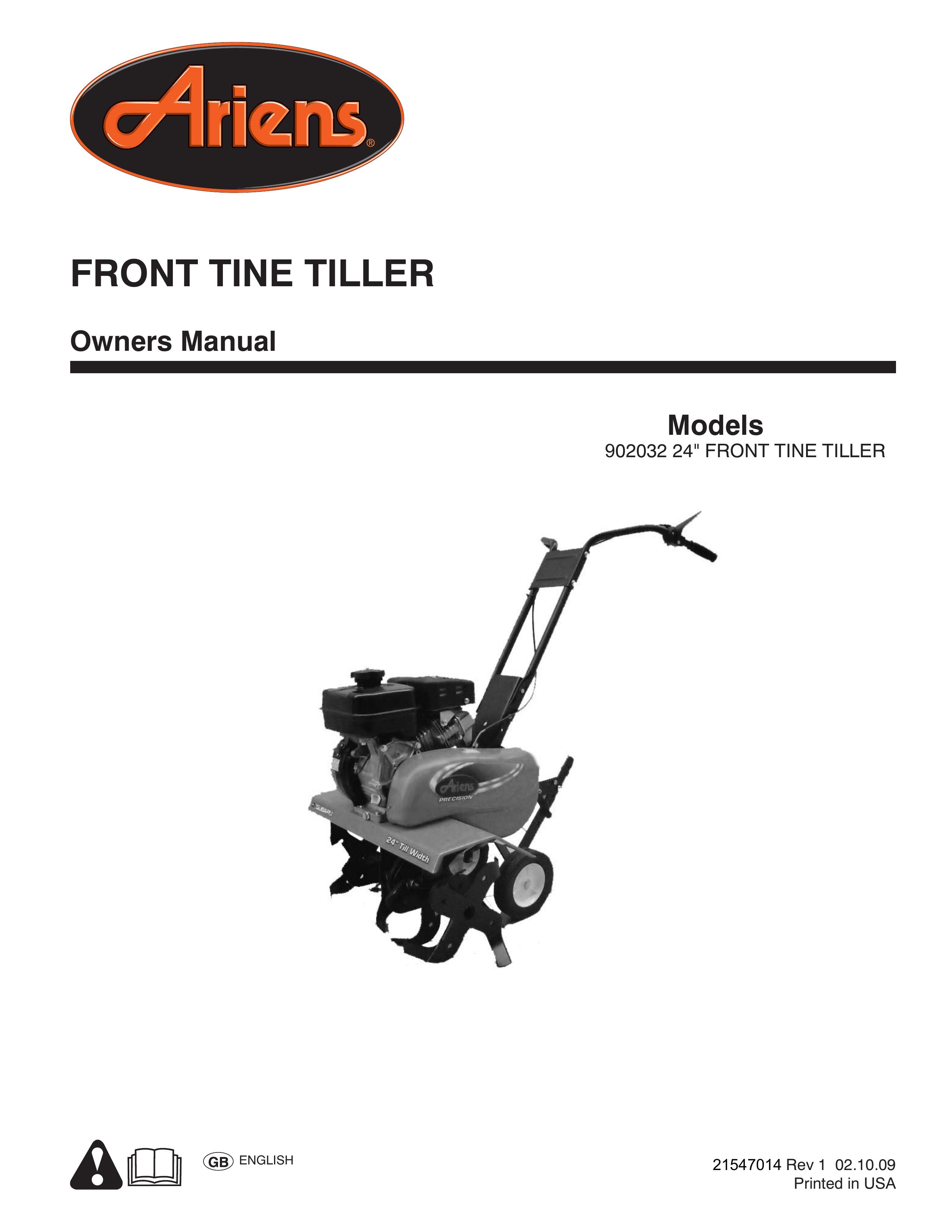 Ariens 90203200 Tiller User Manual