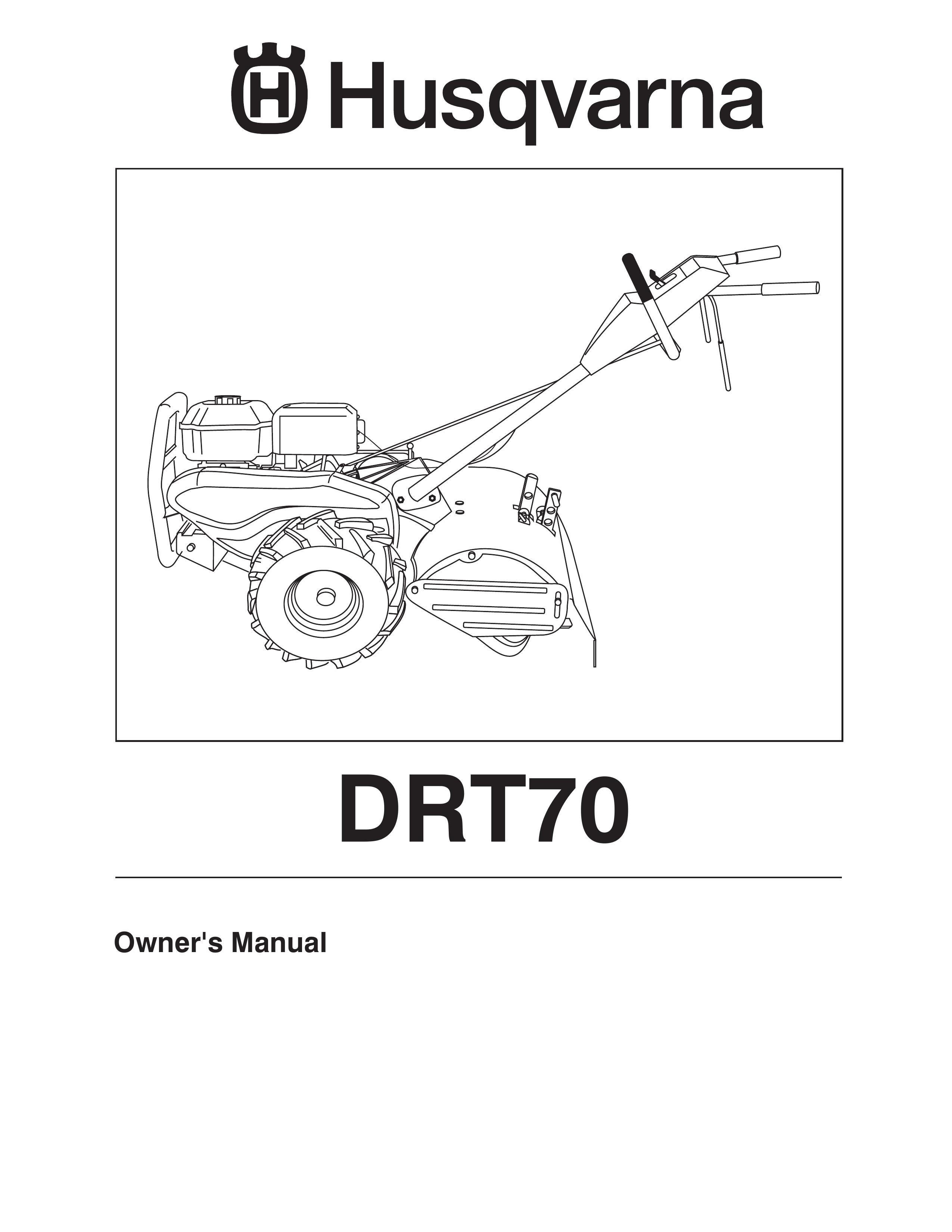 Husqvarna DRT70 Tiller User Manual