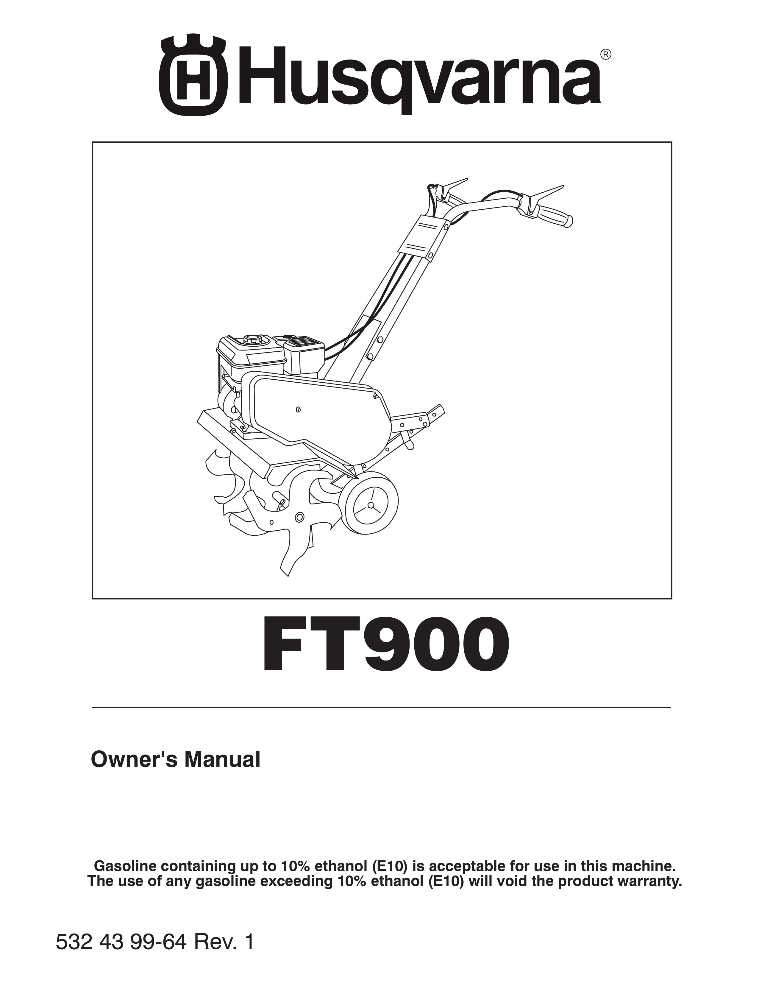 Husqvarna FT900 Tiller User Manual