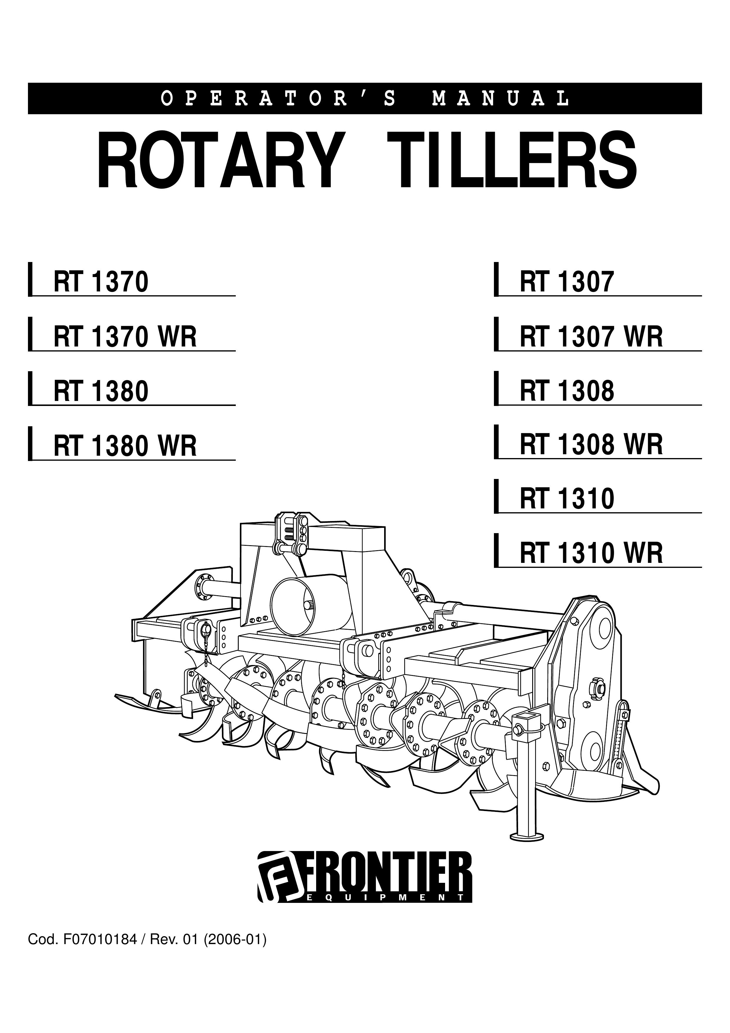 John Deere RT 1307 Tiller User Manual