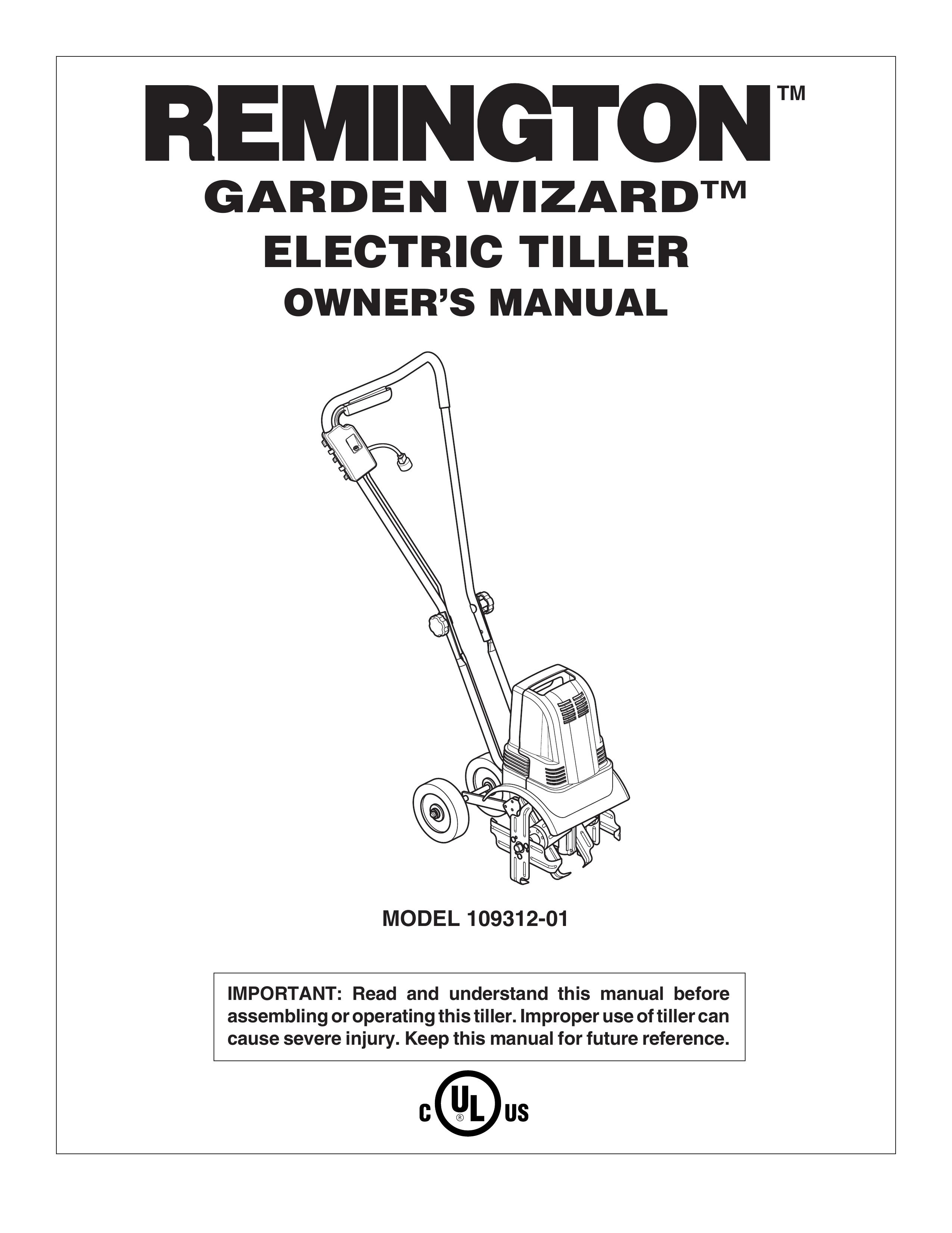 Remington 109312-01 Tiller User Manual