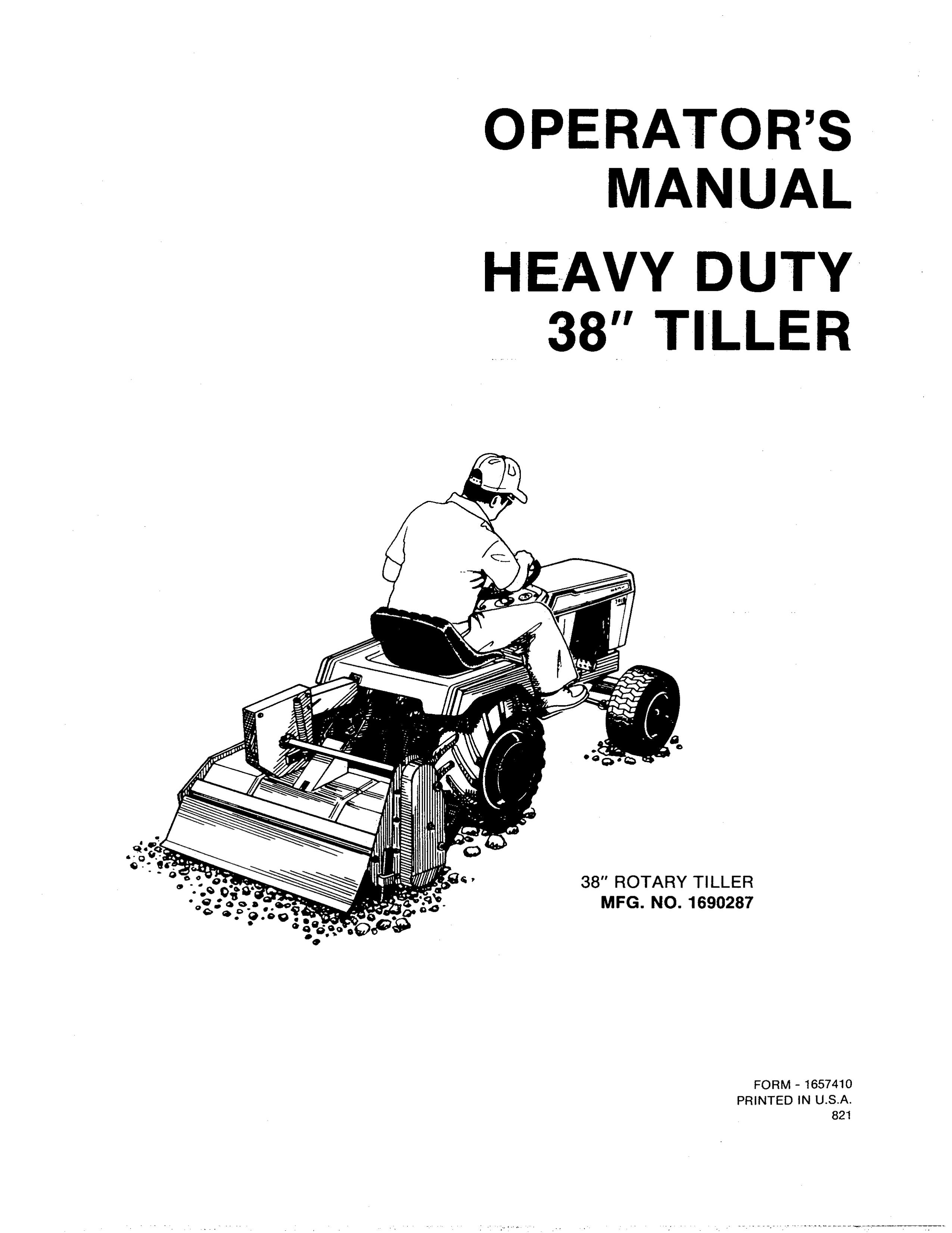 Snapper 1690287 Tiller User Manual