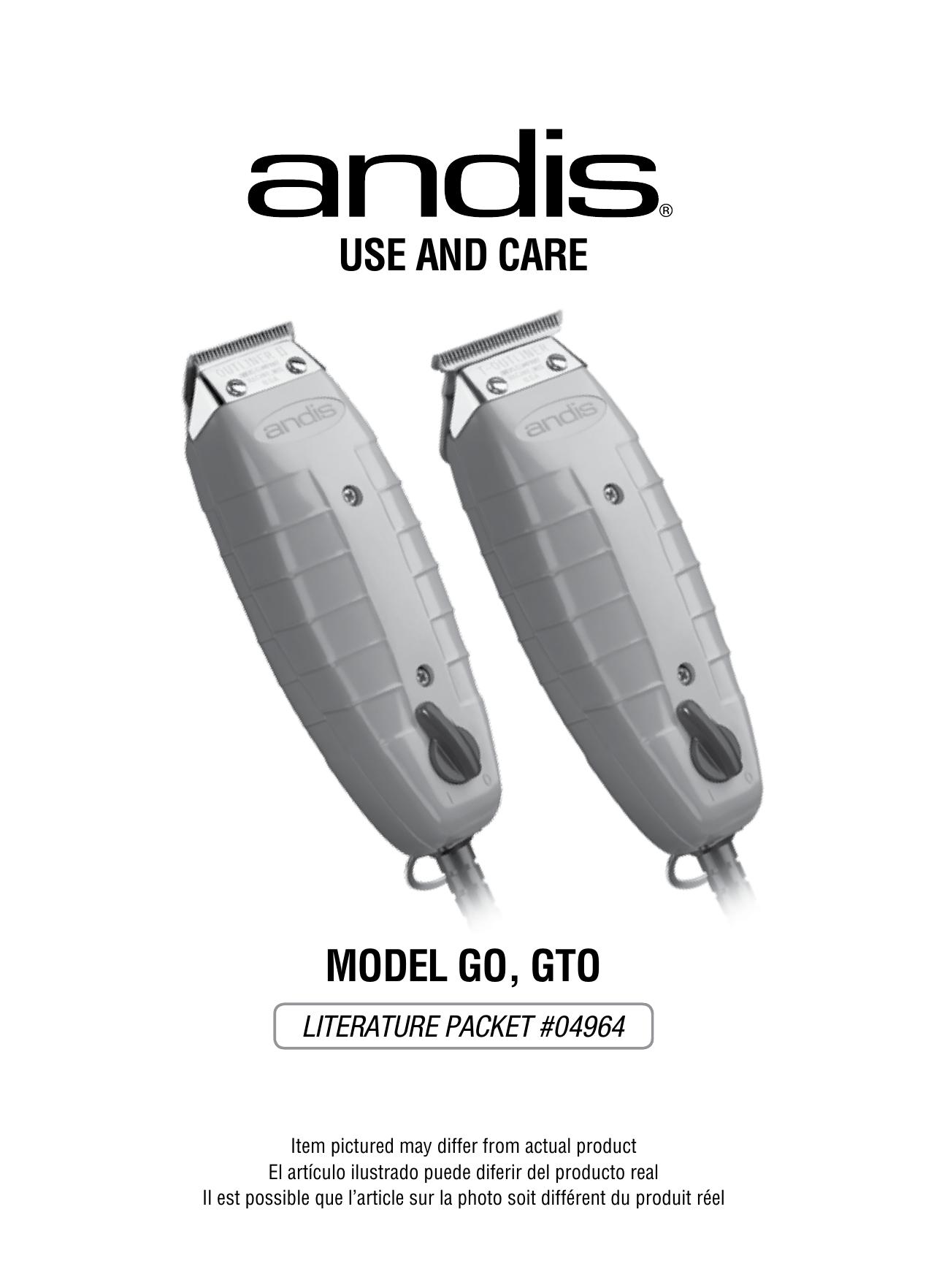 Andis Company go Trimmer User Manual