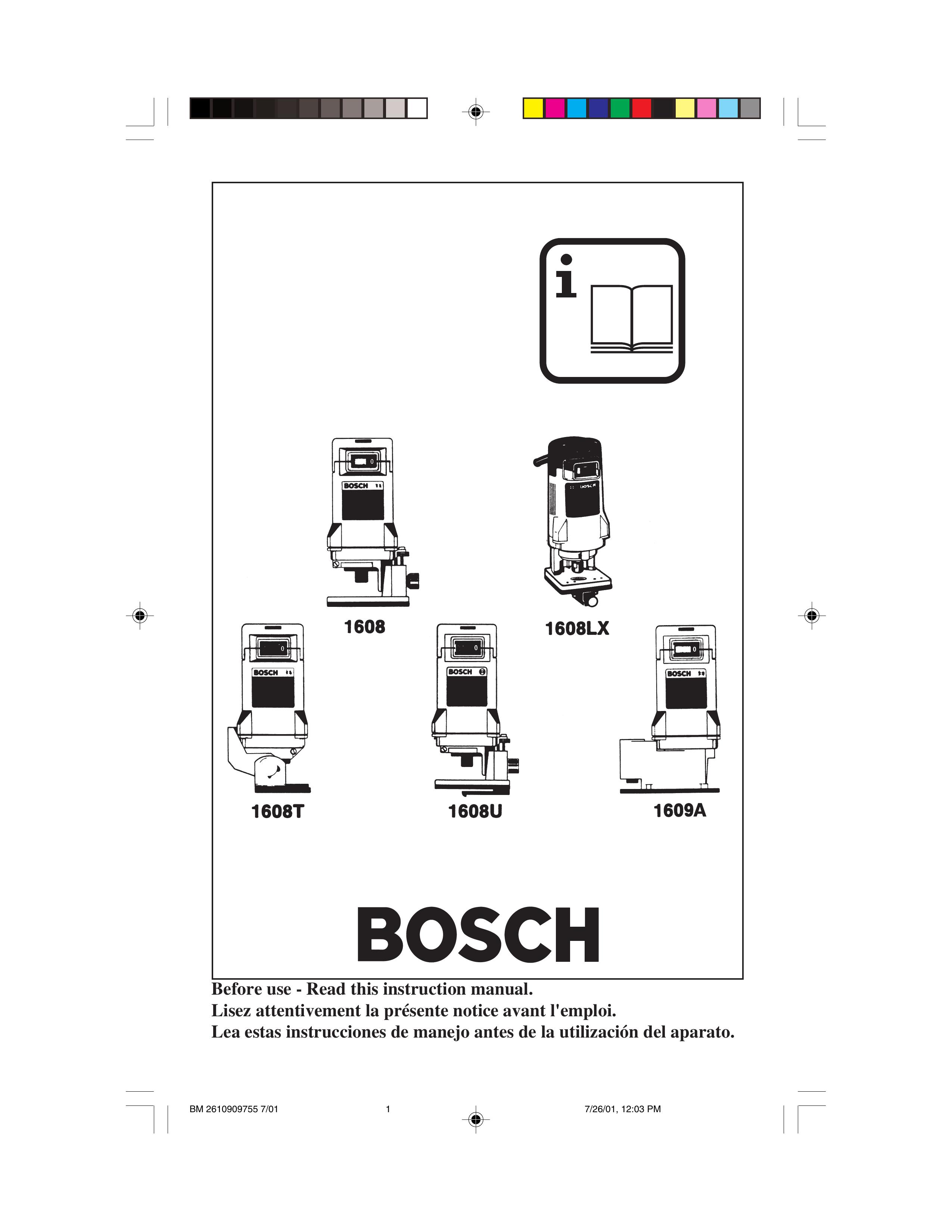 Bosch Power Tools 1608LX Trimmer User Manual