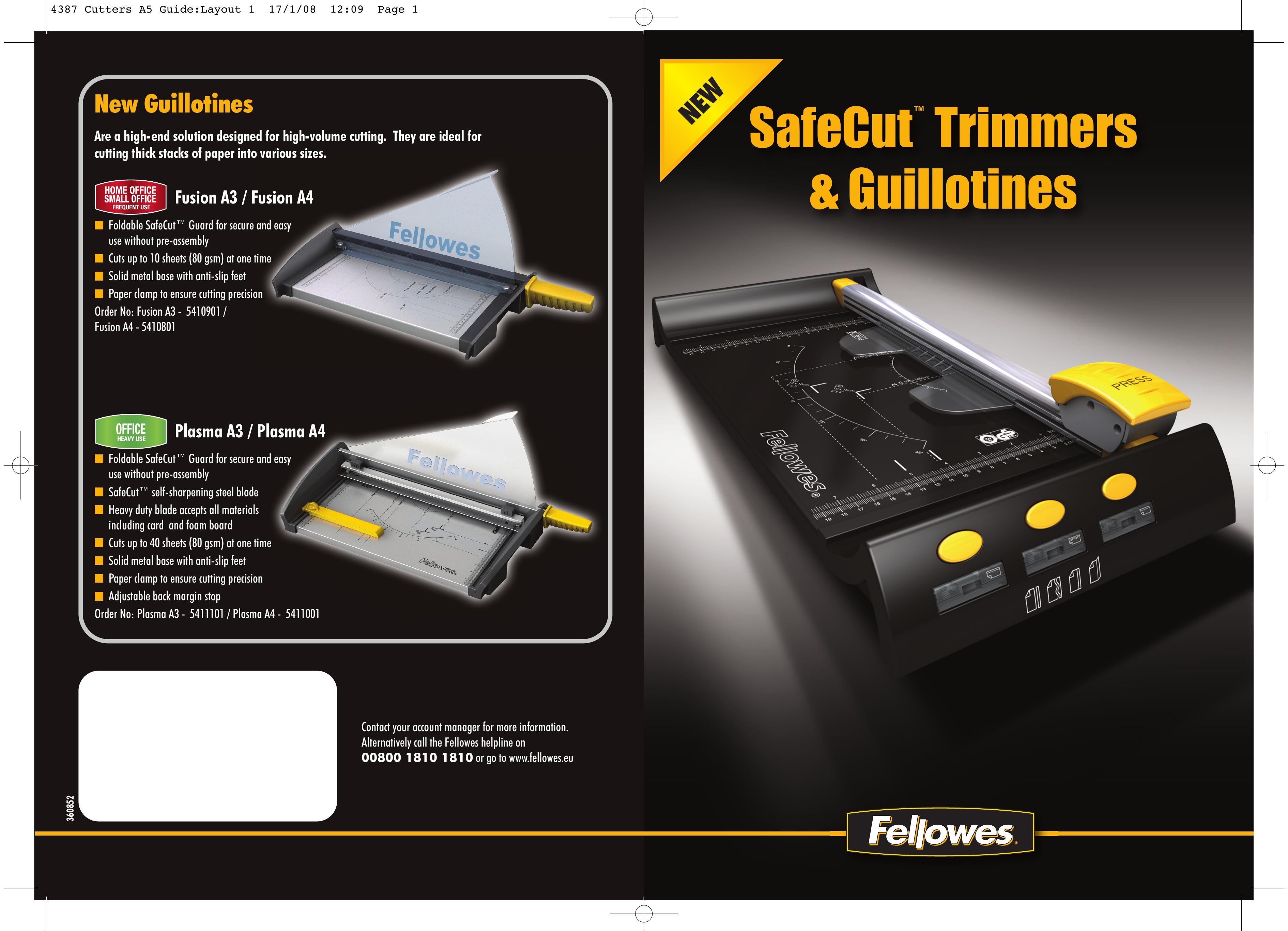 Fellowes A3 - 5410901 Trimmer User Manual