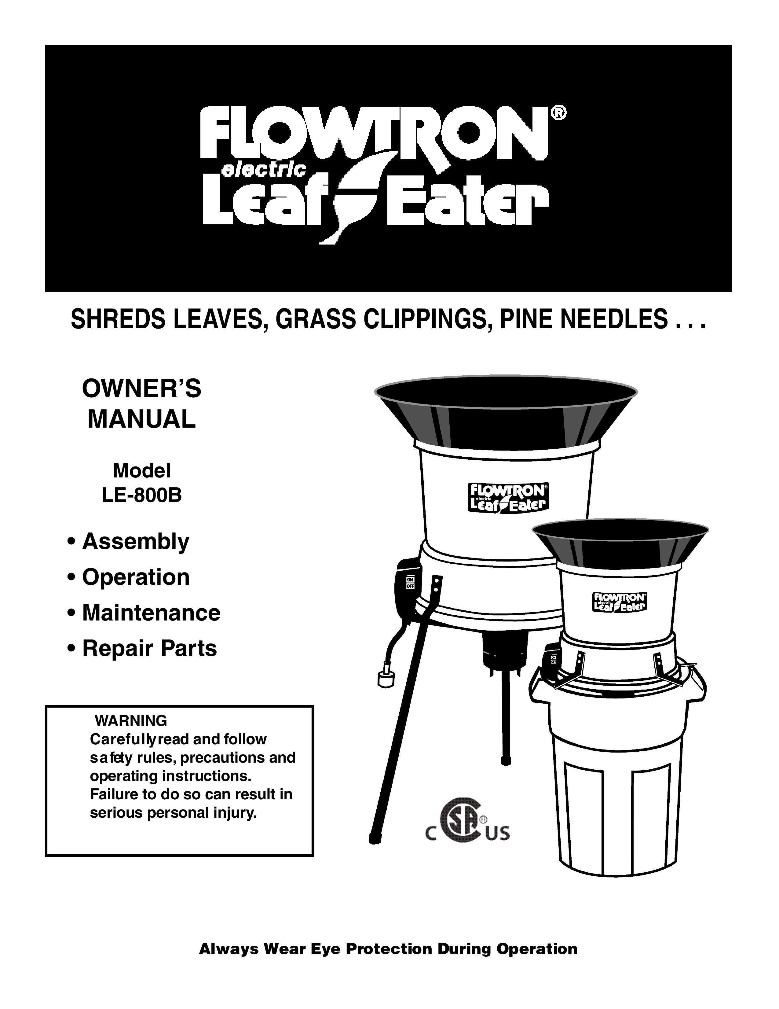 Flowtron Outdoor Products LE-800B Trimmer User Manual