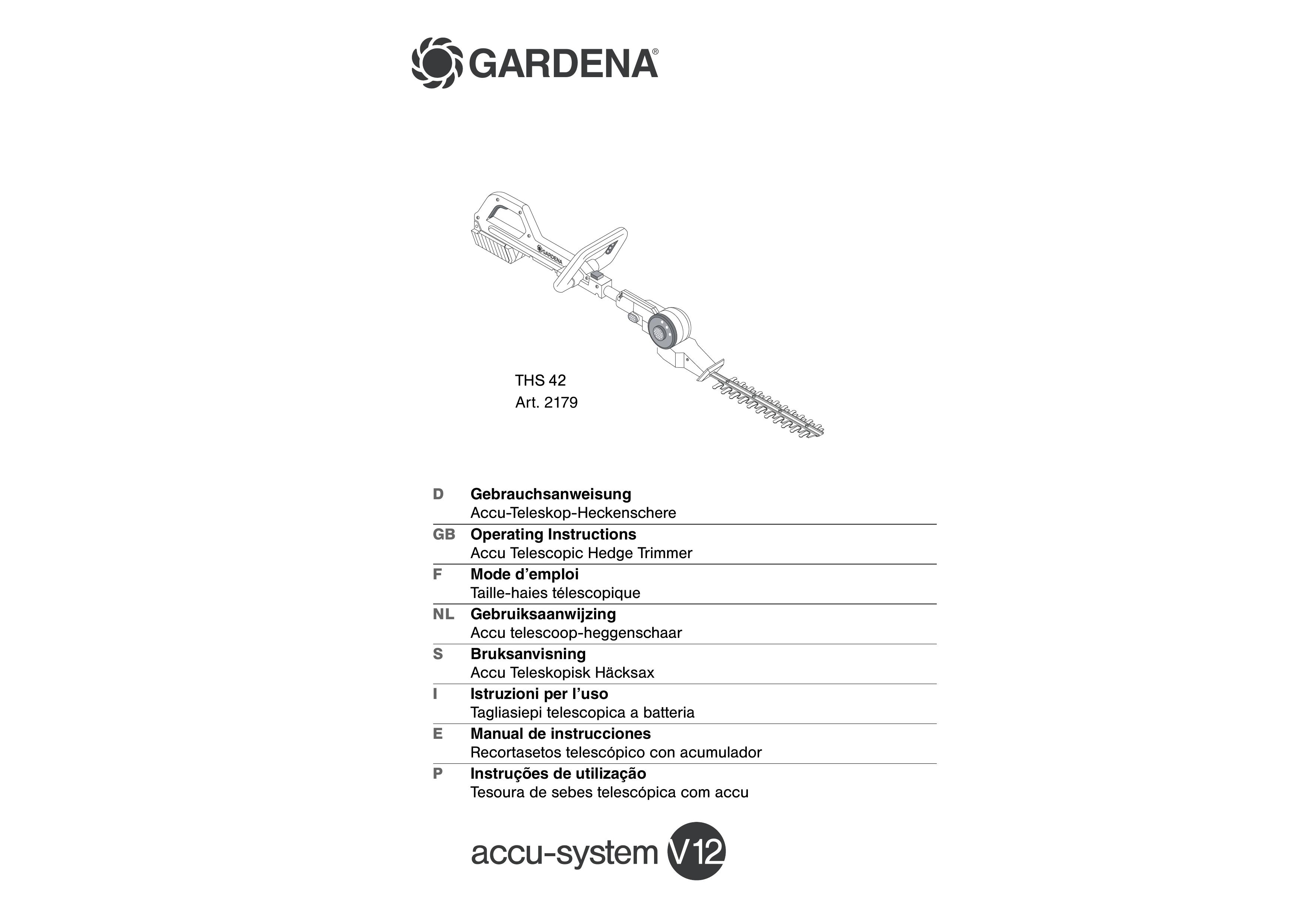 Gardena THS 42 Trimmer User Manual