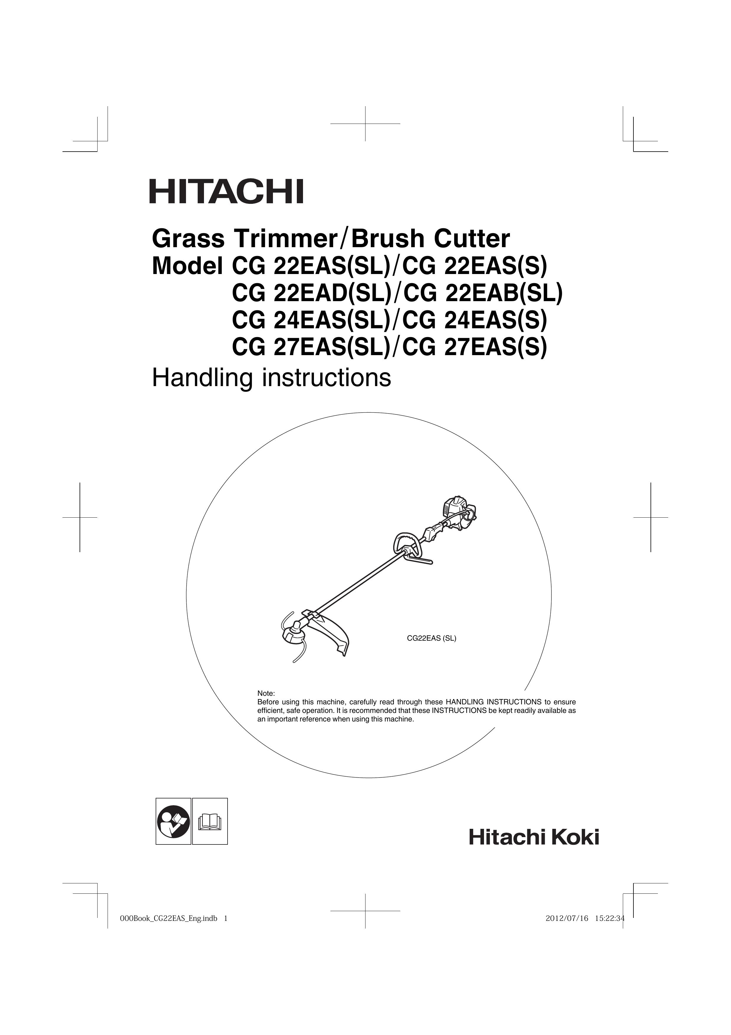 Hitachi CG 22EAB(SL) Trimmer User Manual