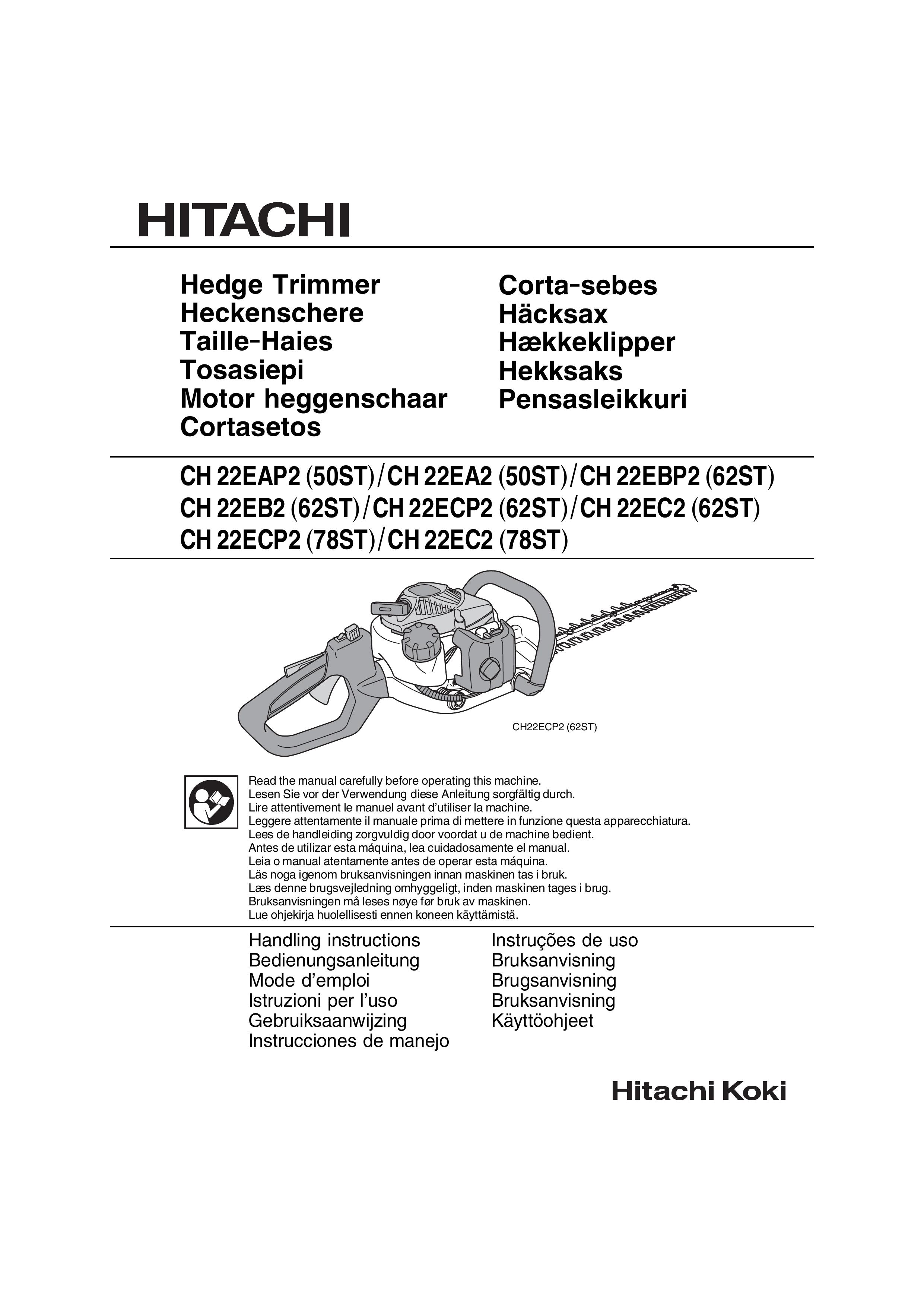 Hitachi CH 22EC2 (62ST) Trimmer User Manual