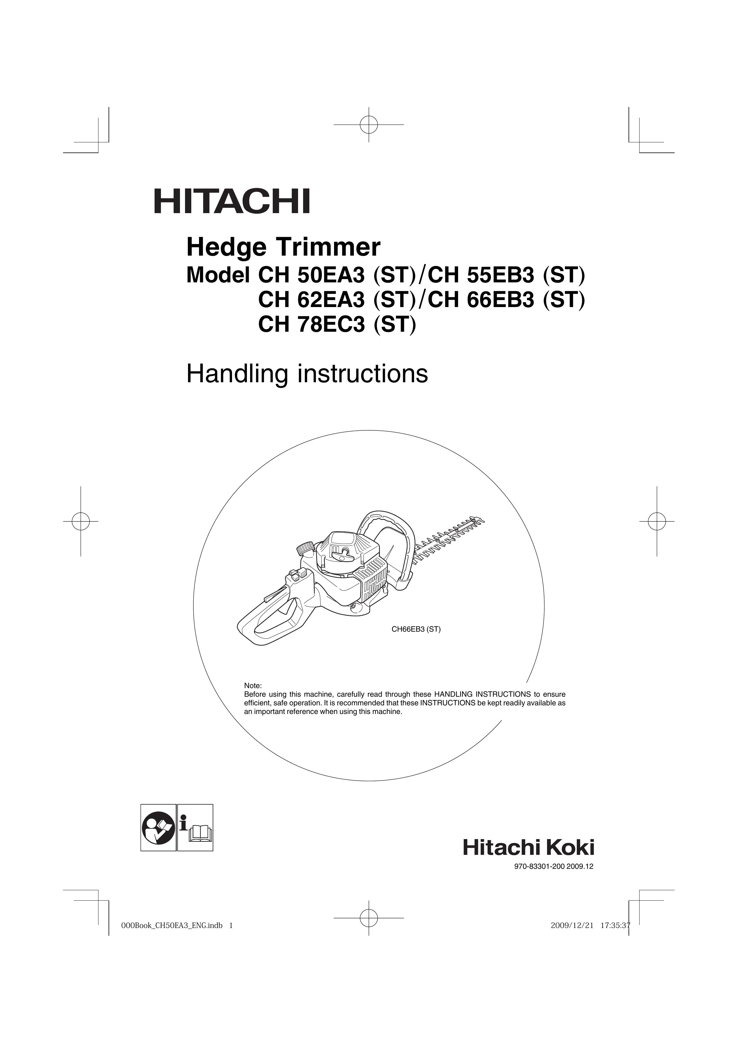 Hitachi CH 62EA3 (ST)/CH 66EB3 (ST) Trimmer User Manual