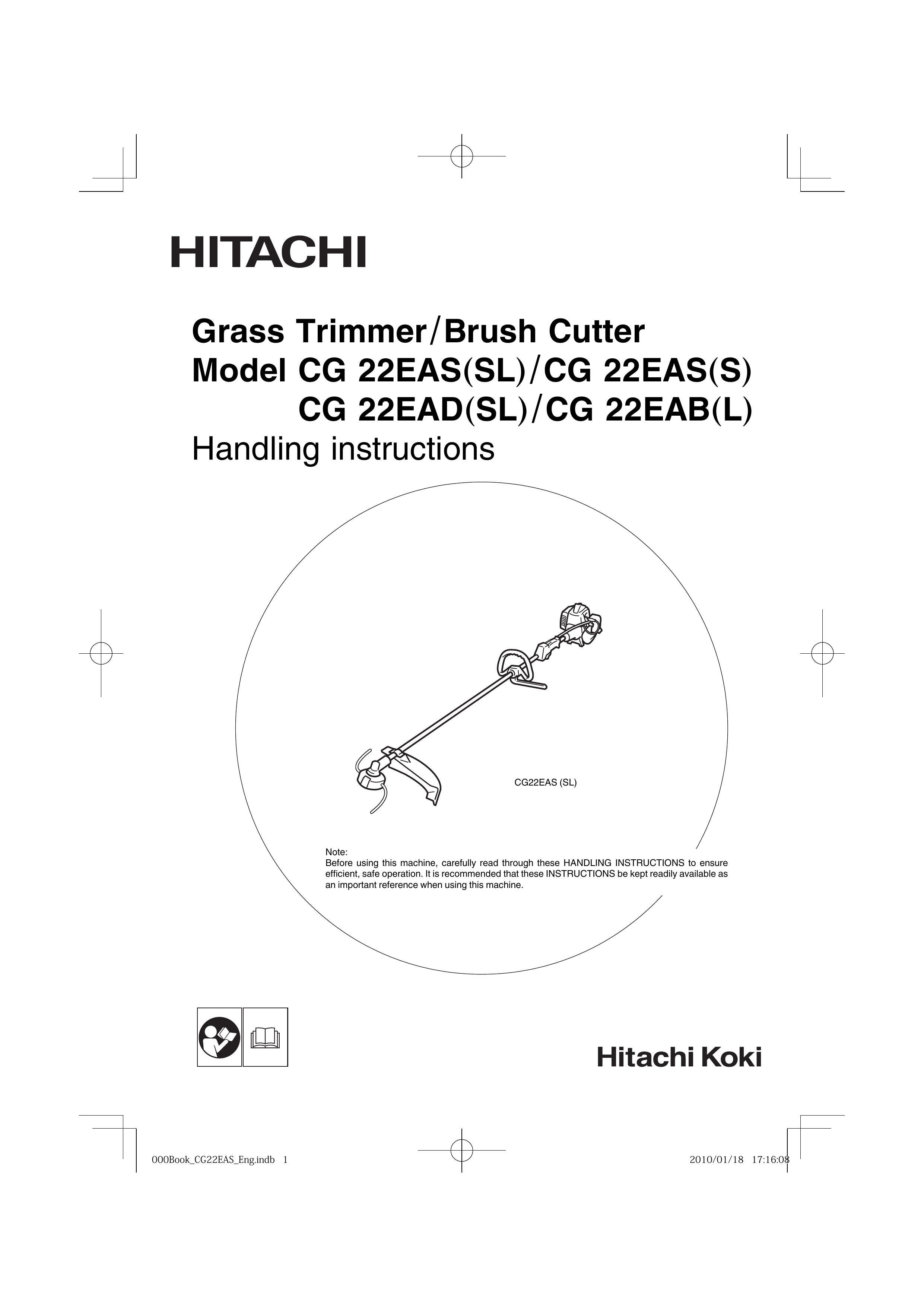 Hitachi Koki USA CG 22EAB(L) Trimmer User Manual