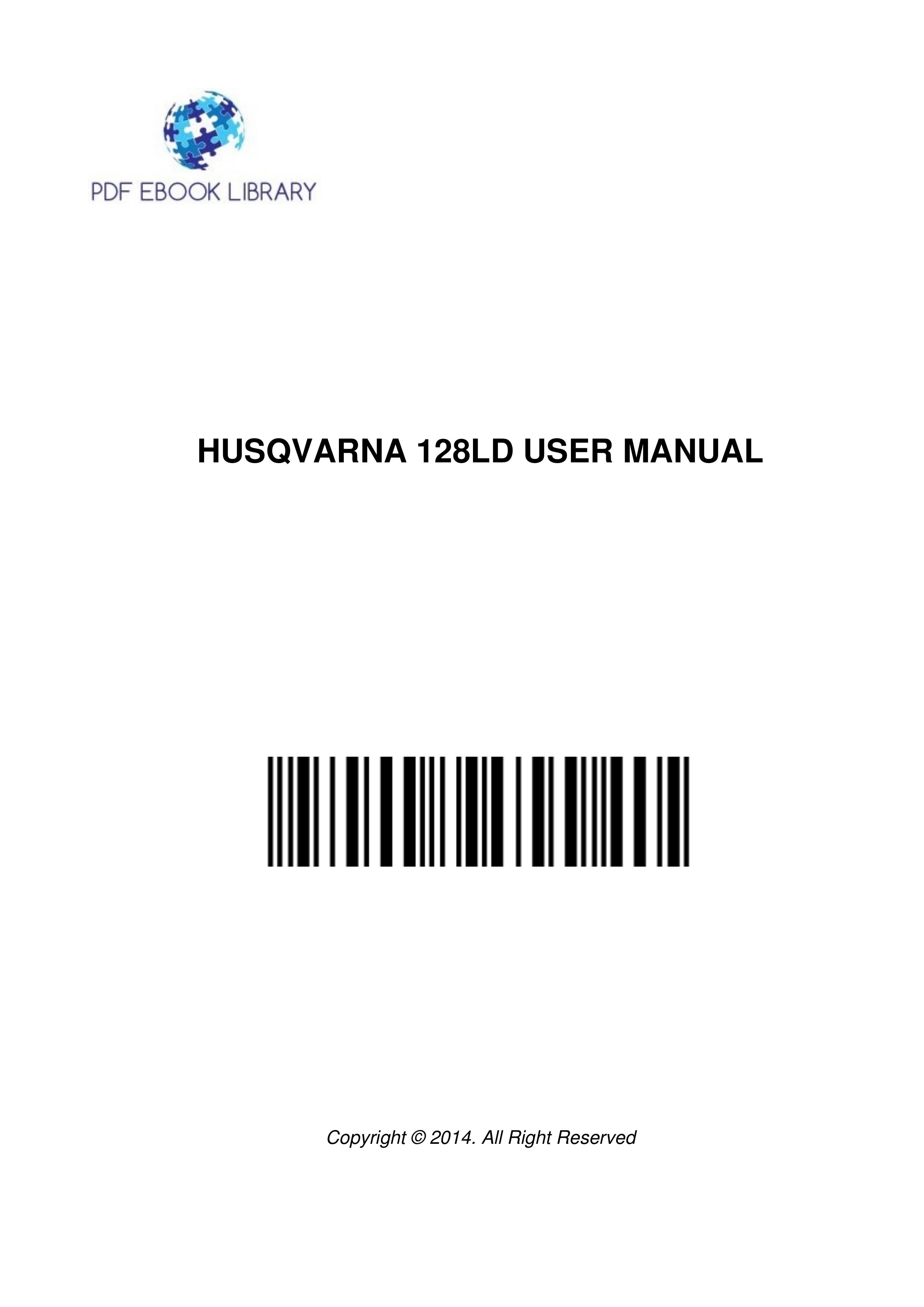 Husqvarna 128LD Trimmer User Manual
