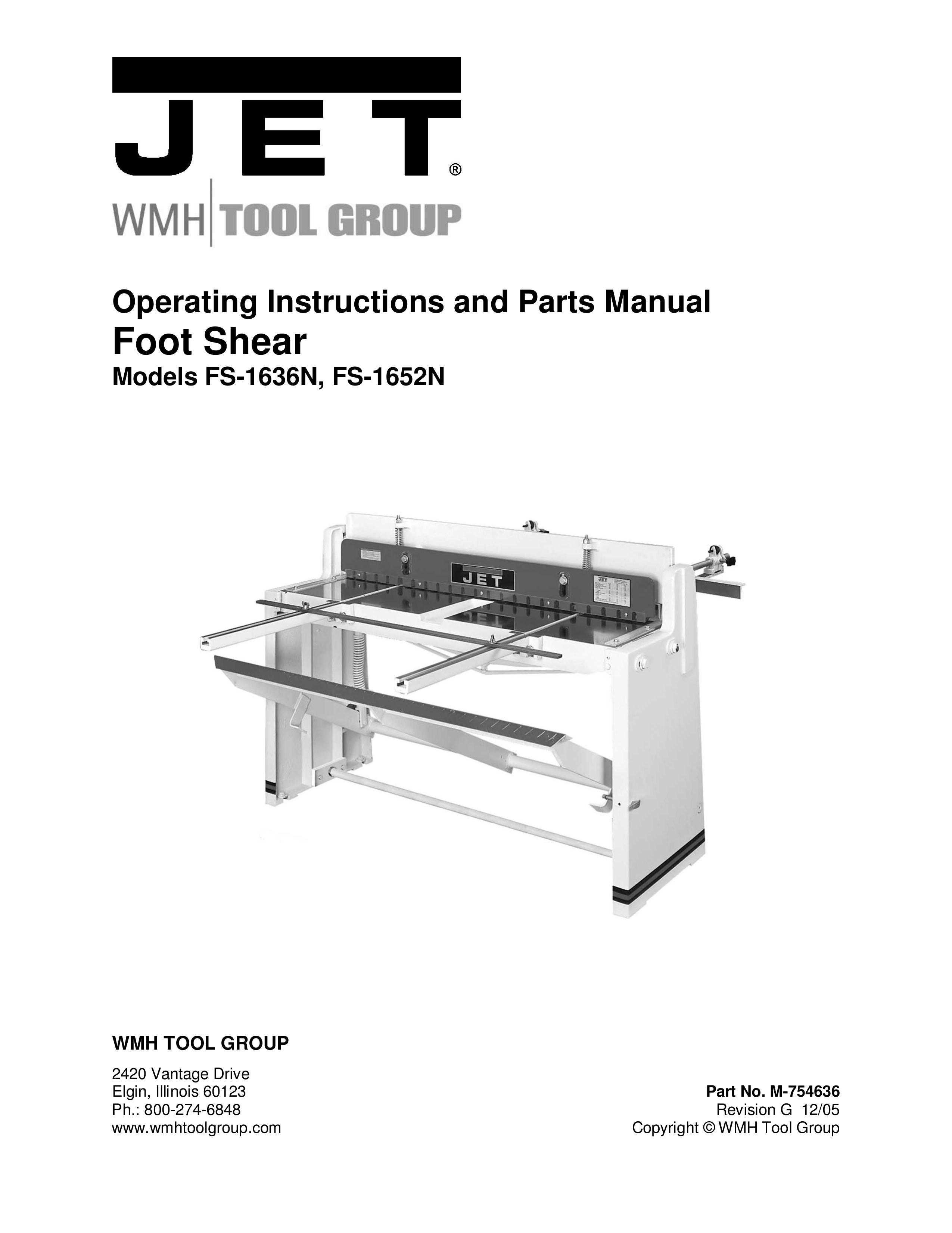 Jet Tools FS-1652N Trimmer User Manual