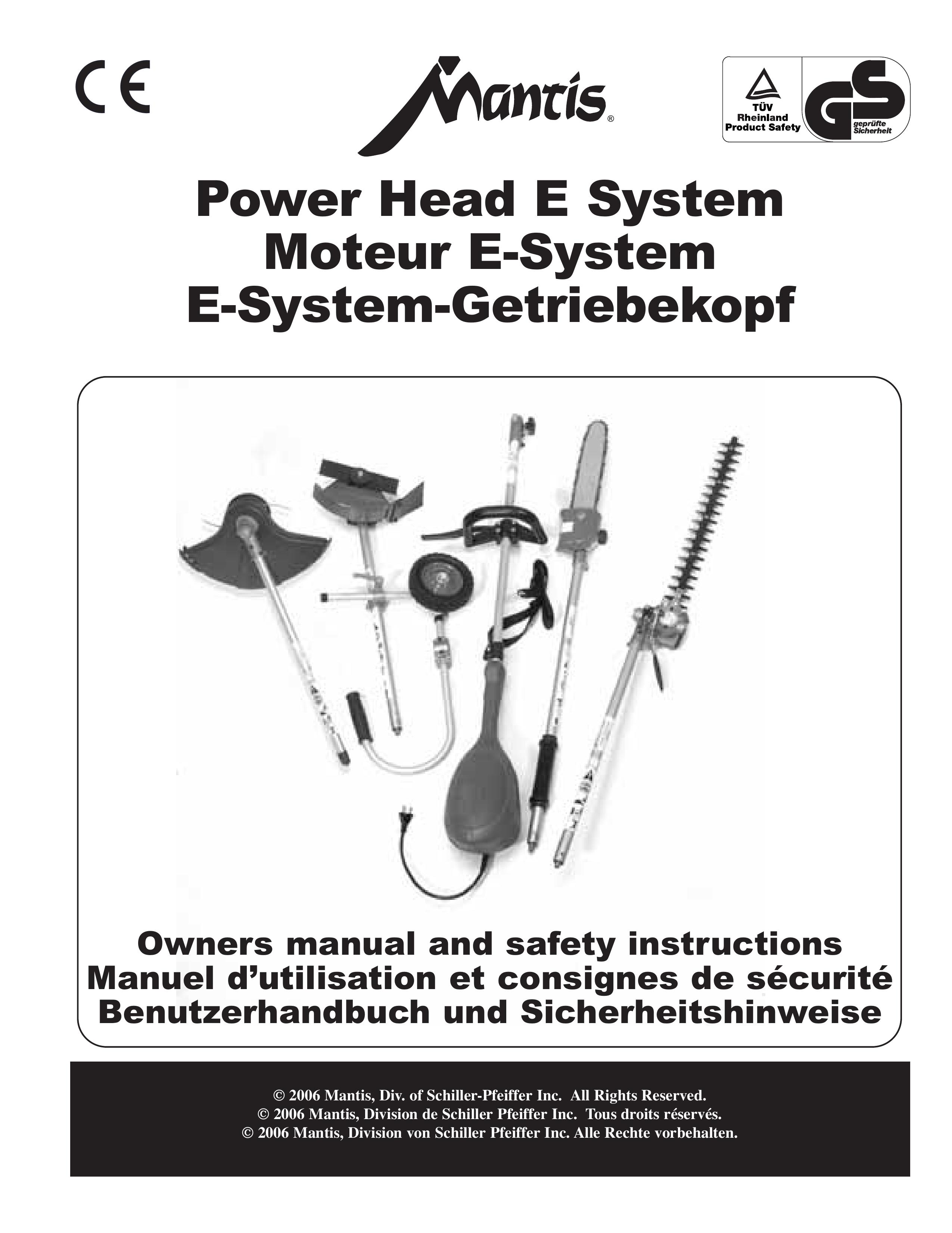 Mantis Power Head E System Trimmer User Manual
