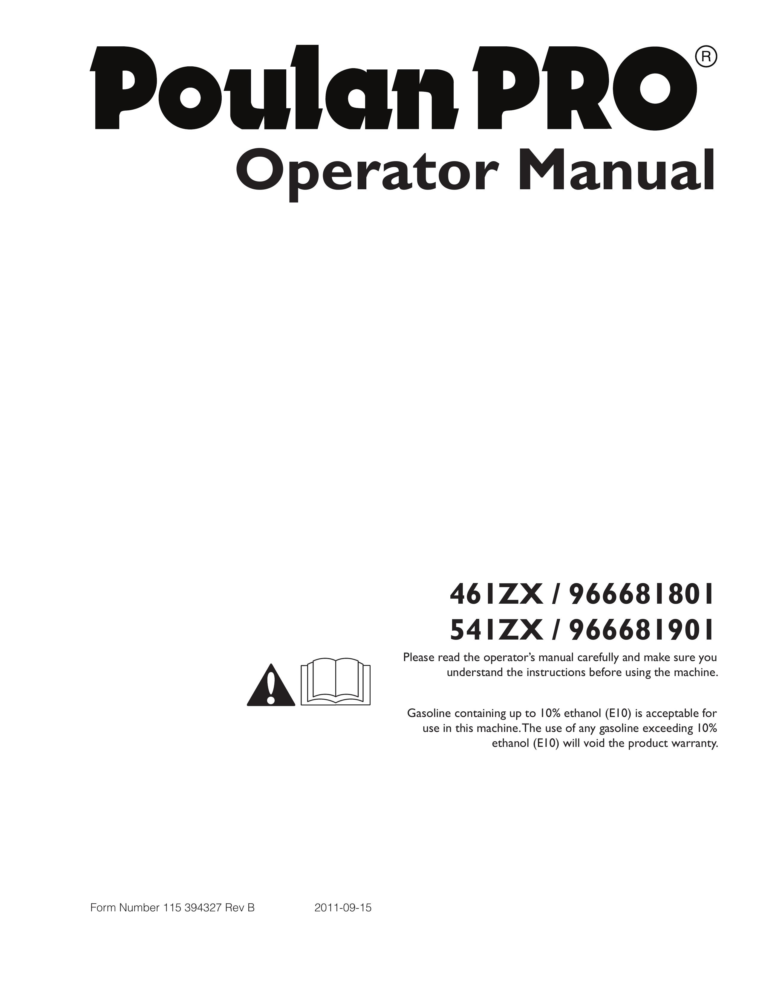 Poulan 461ZX Trimmer User Manual