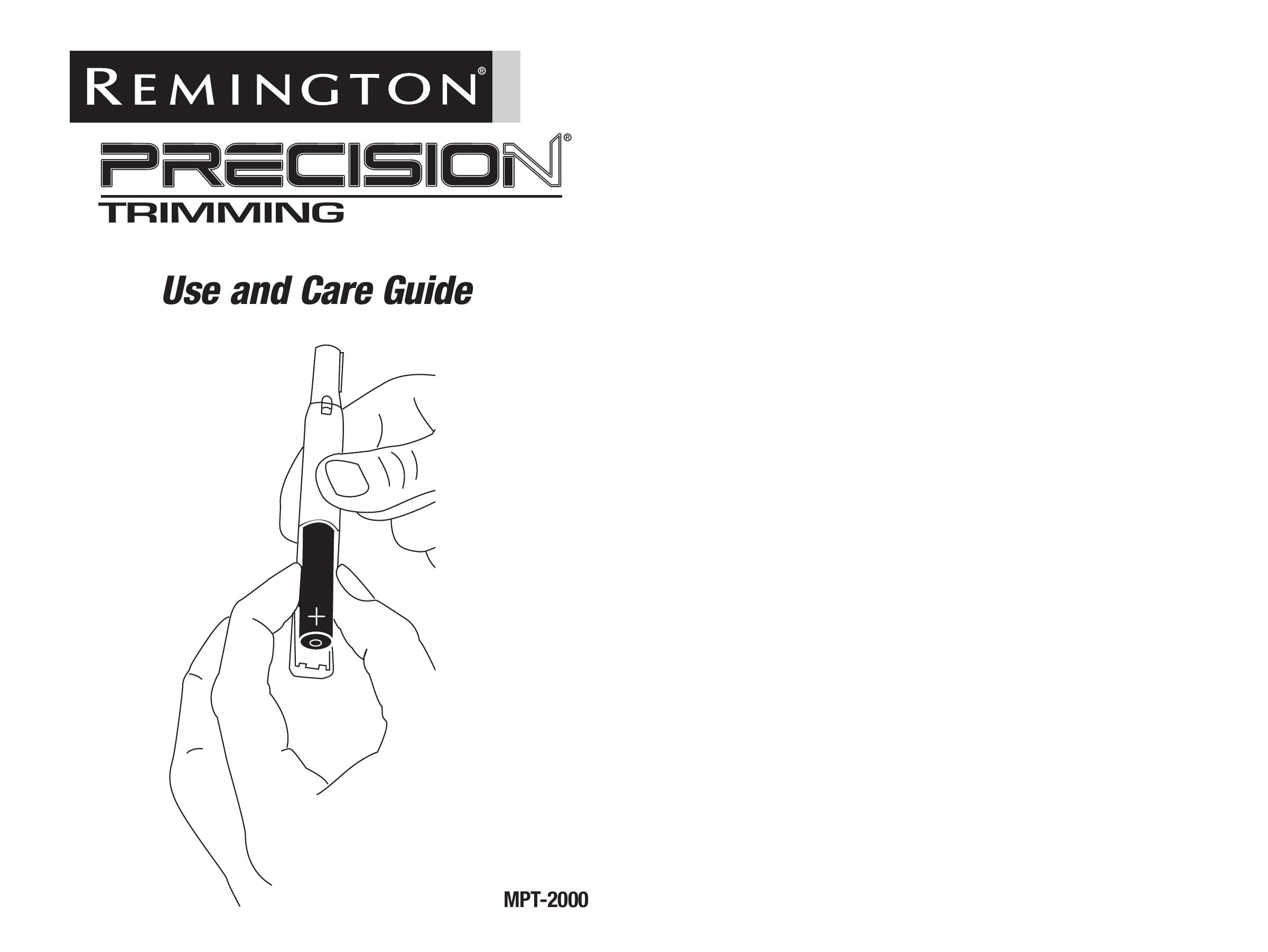 Remington MPT-2000 Trimmer User Manual