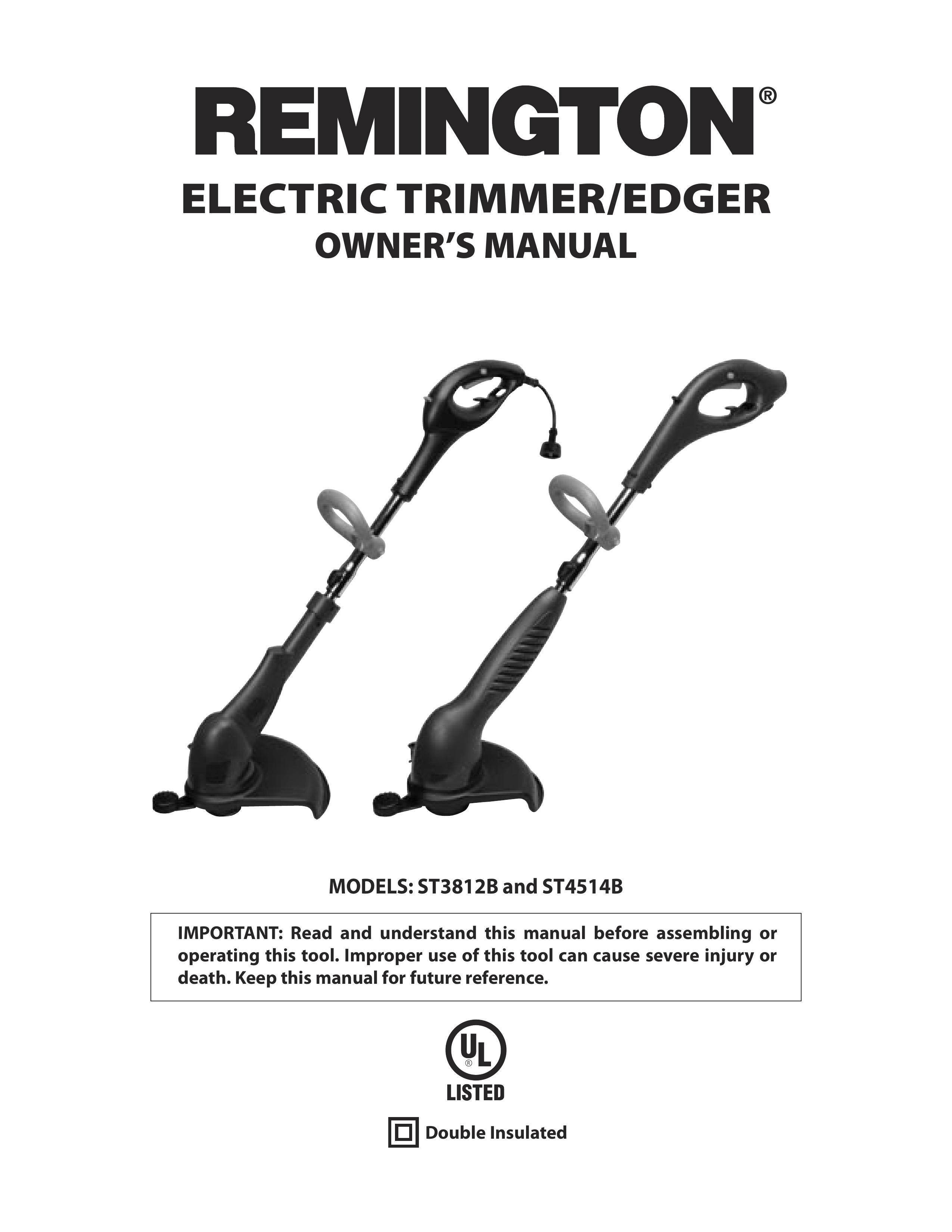 Remington ST3812B, ST4514B Trimmer User Manual