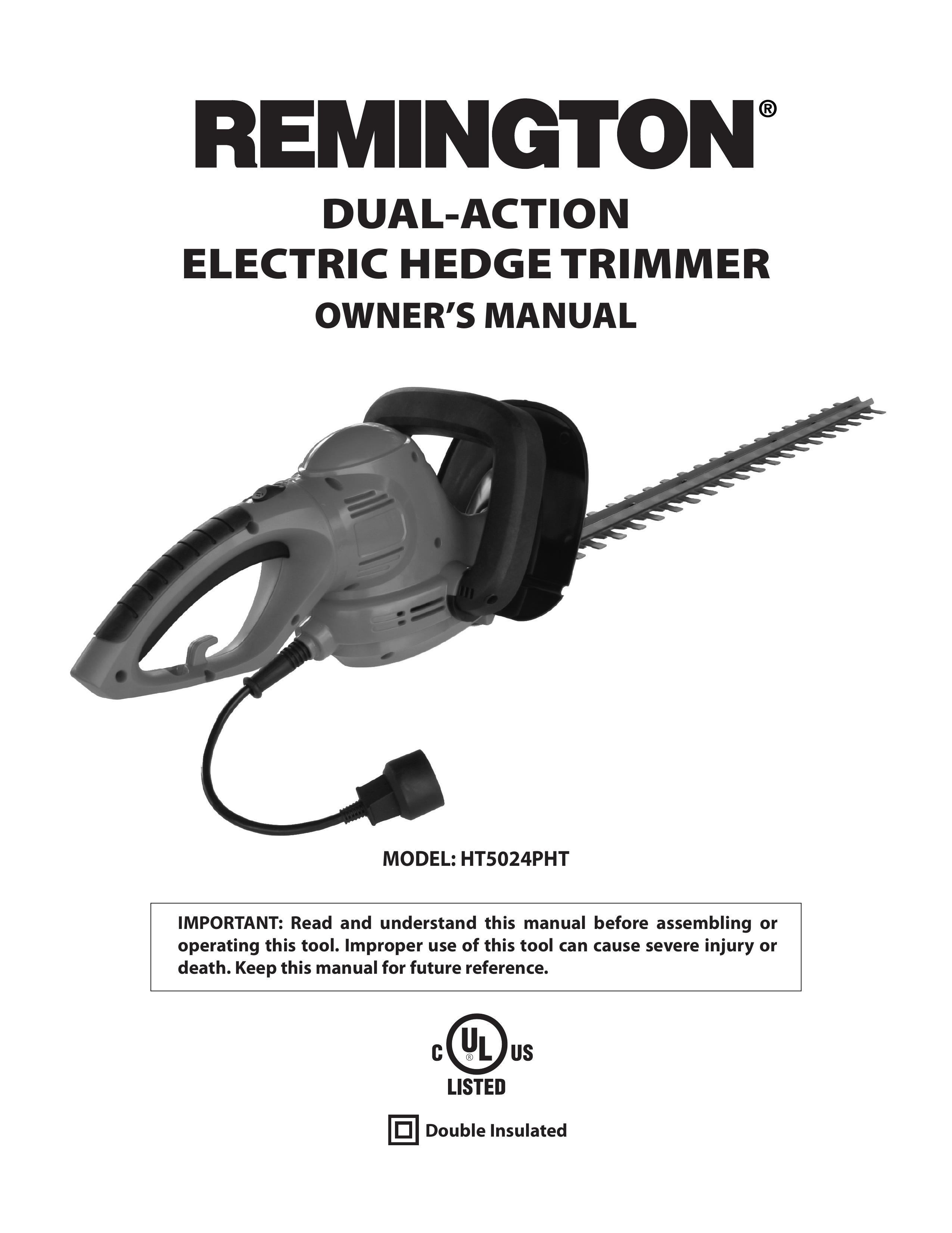 Remington Power Tools HT5024PHT Trimmer User Manual