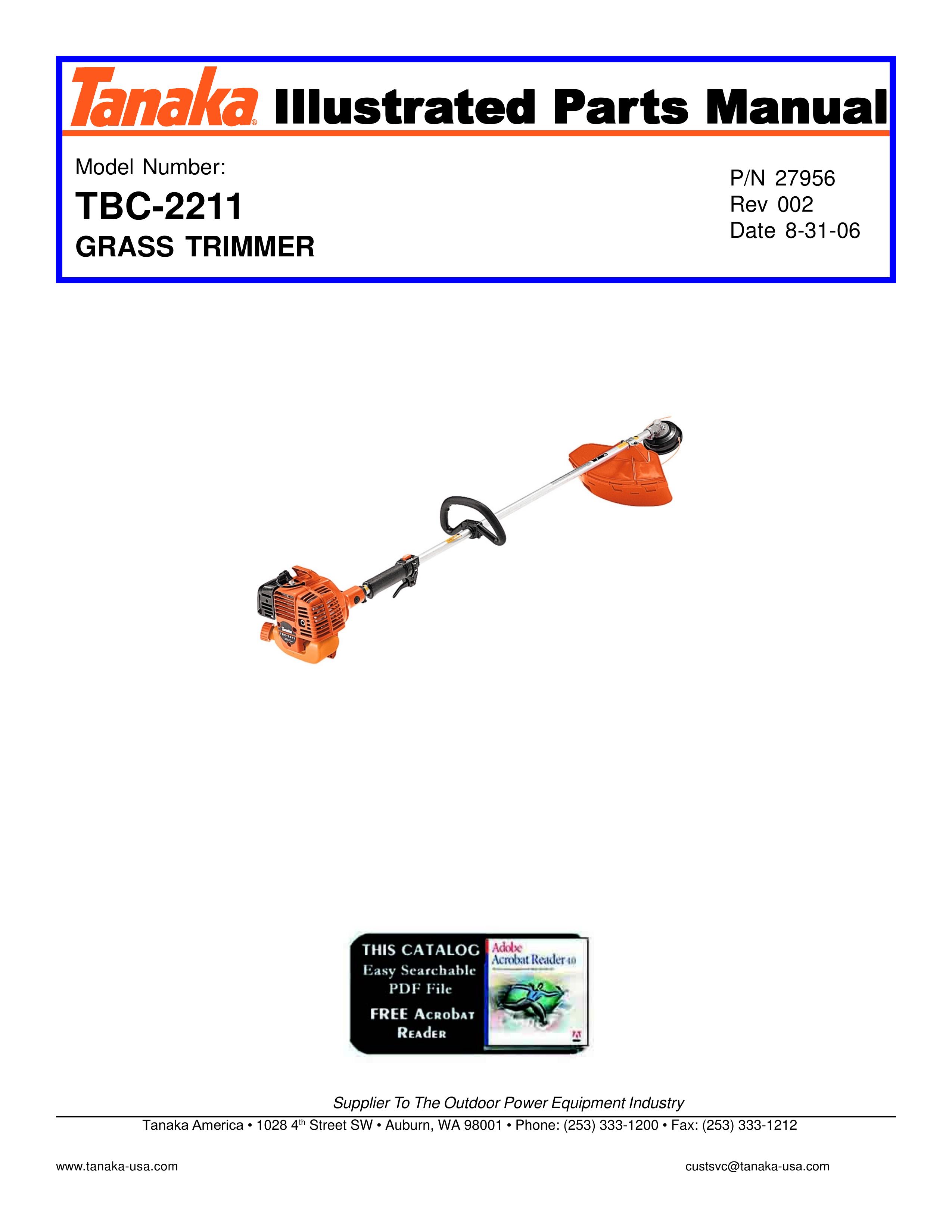Tanaka TBC-2211 Trimmer User Manual