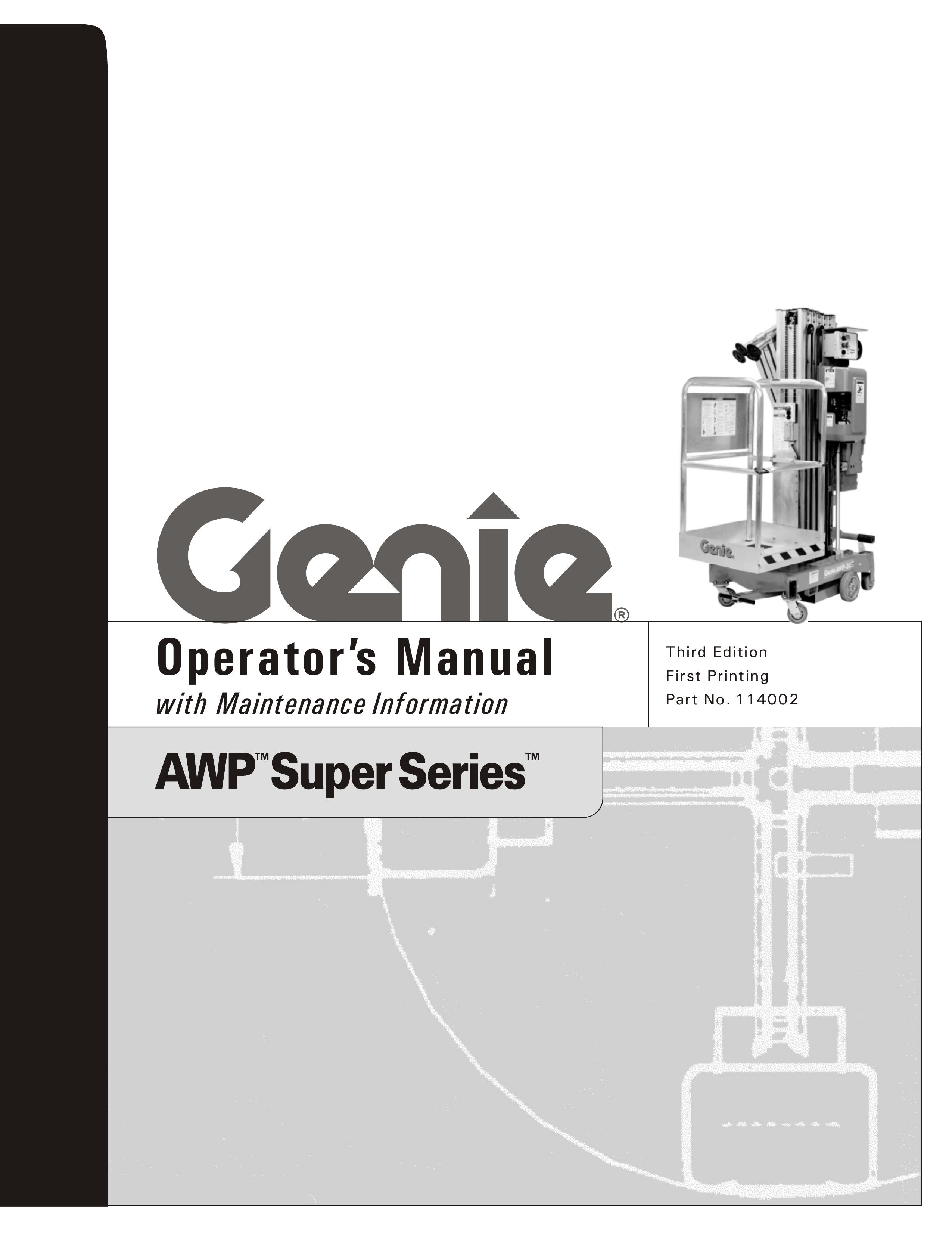 Genie 114002 Utility Vehicle User Manual