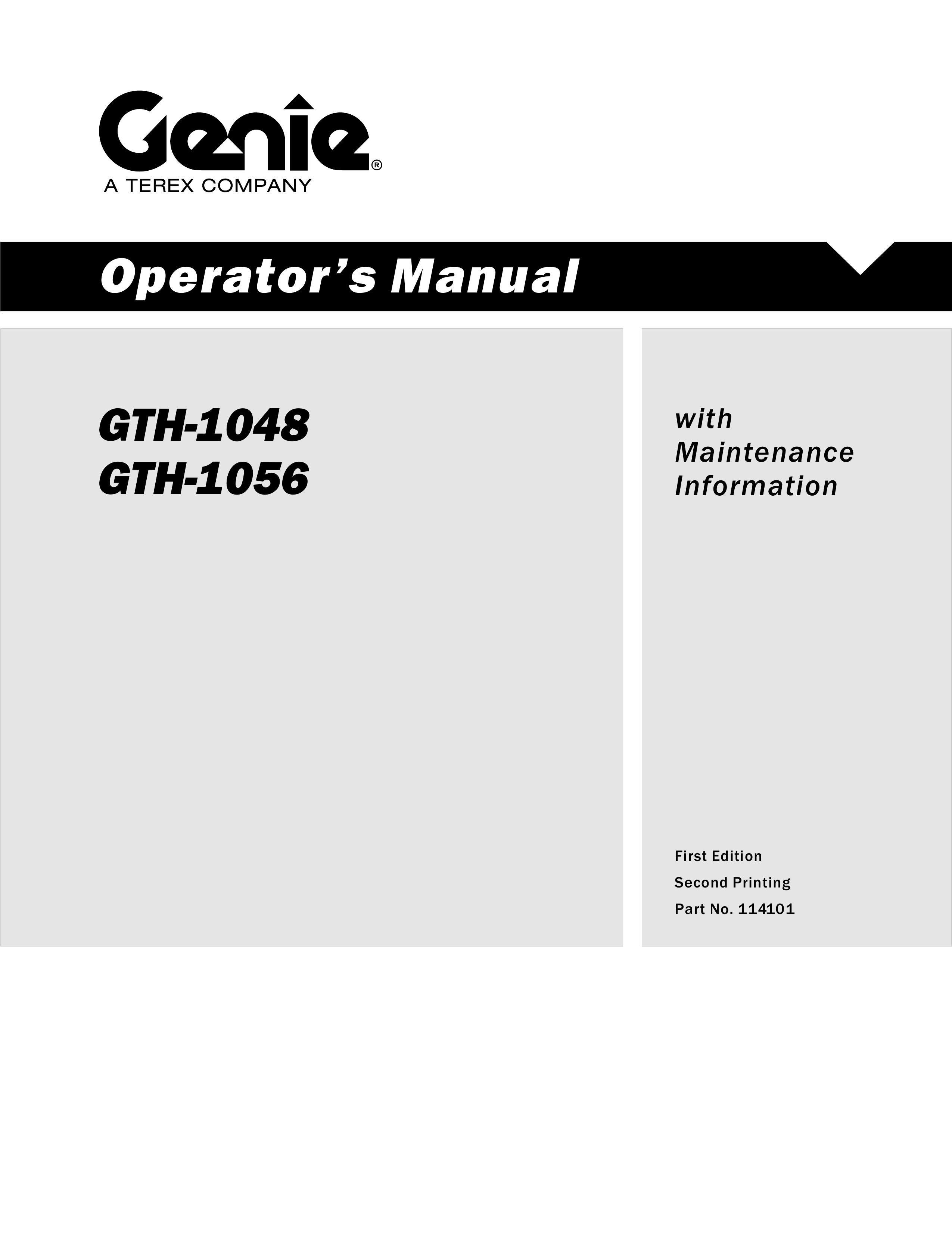 Genie GTH-1048 Utility Vehicle User Manual