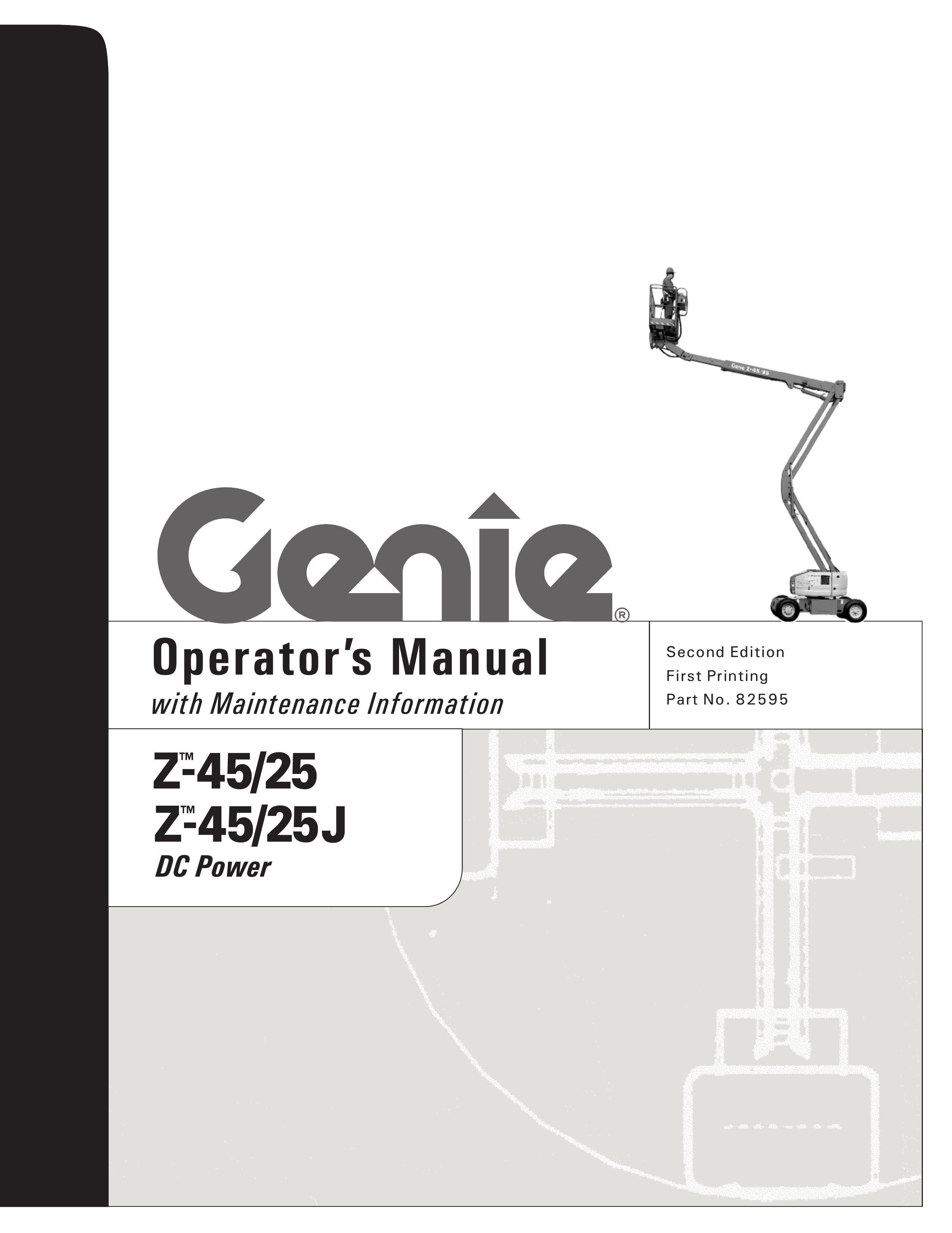 Genie Z-45, Z-25 Utility Vehicle User Manual