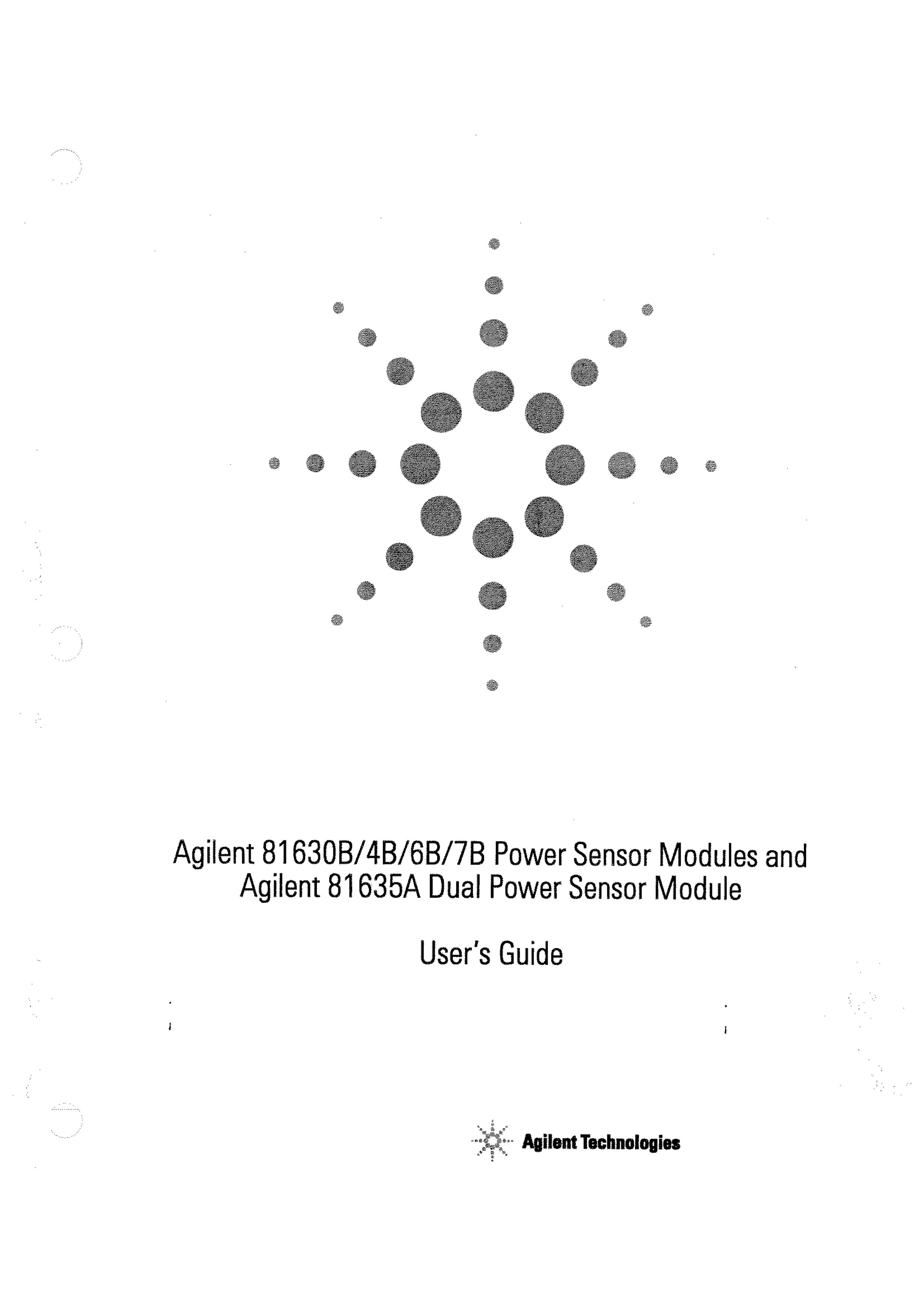 Agilent Technologies 81630B Weather Radio User Manual