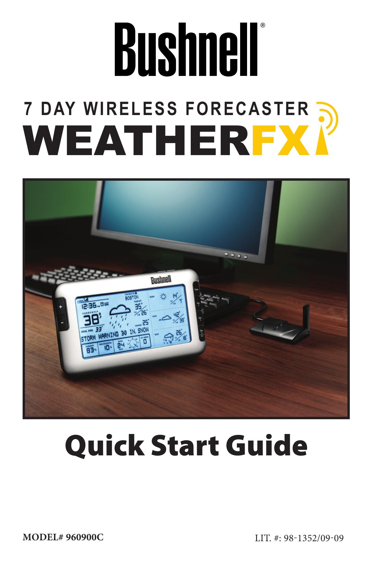 Bushnell 960900C Weather Radio User Manual