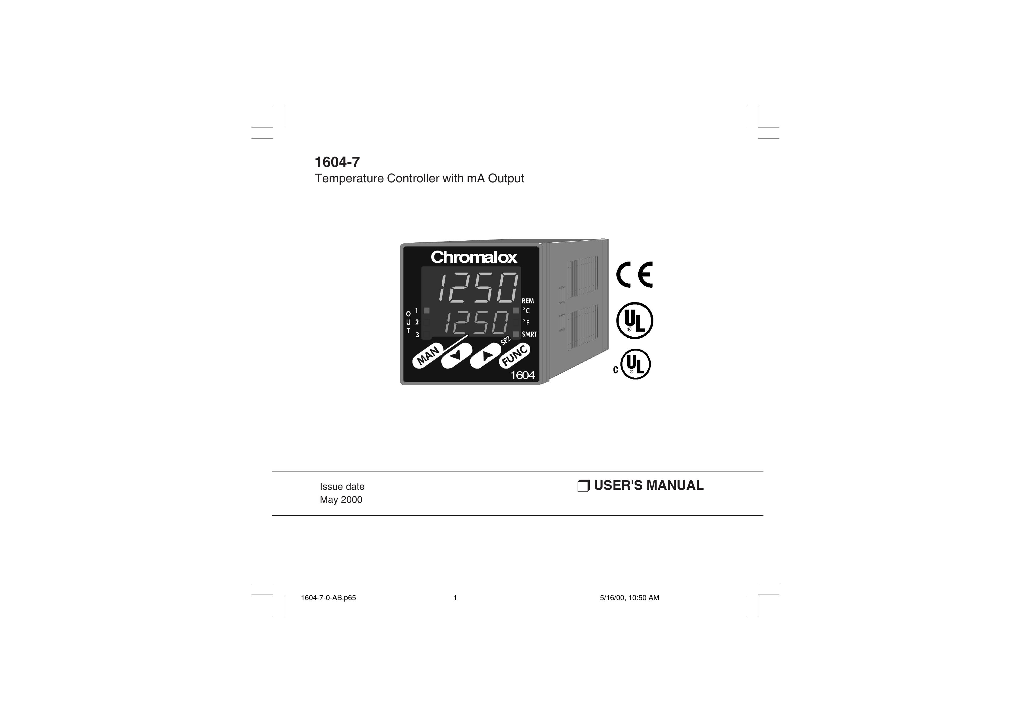 Chromalox 1604-7 Weather Radio User Manual