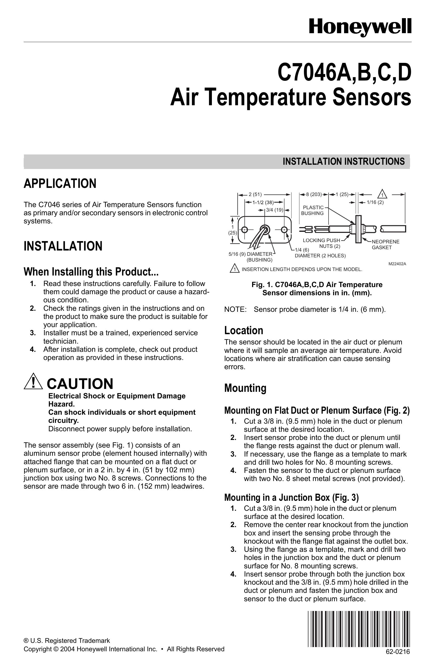 Honeywell C7046A Weather Radio User Manual