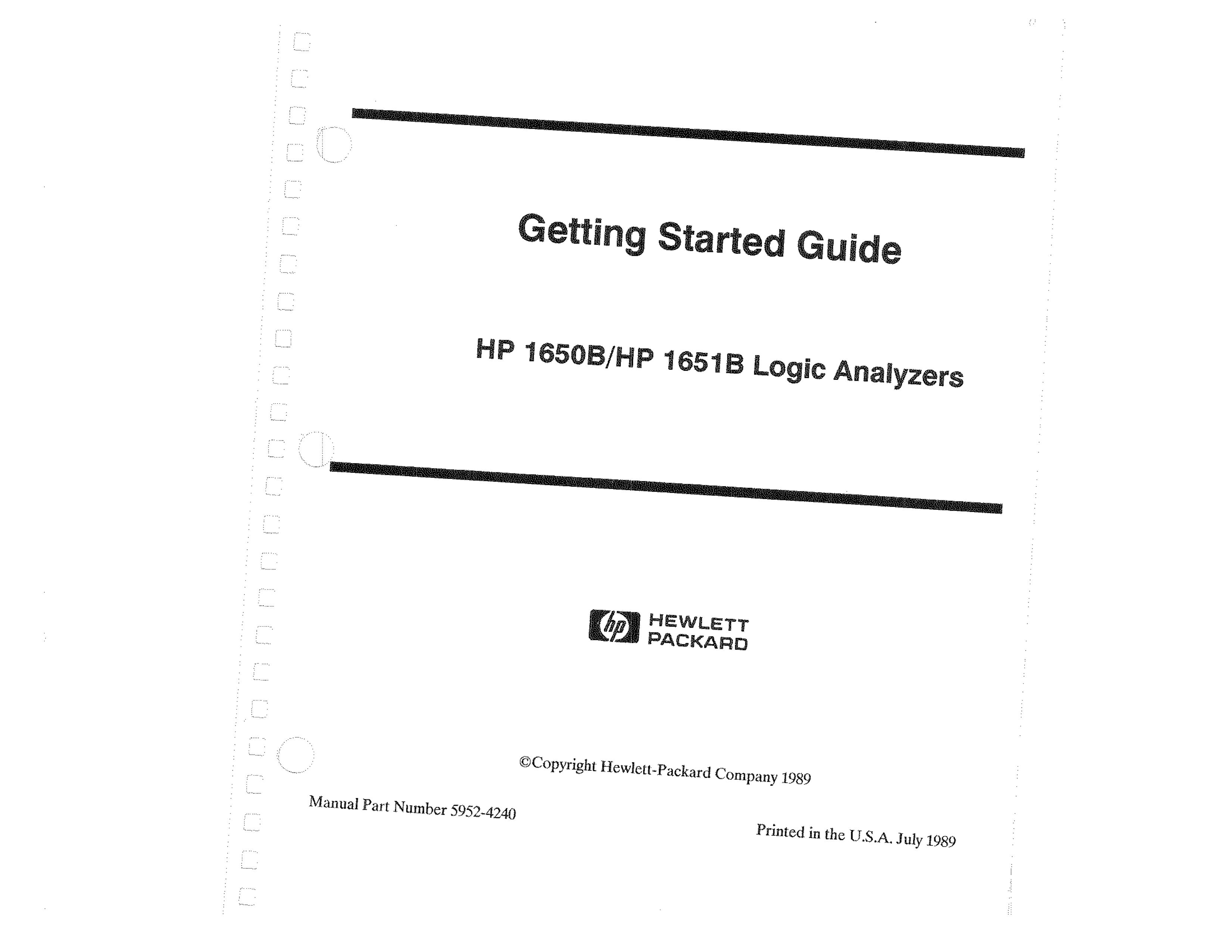 HP (Hewlett-Packard) HP 1650B Weather Radio User Manual