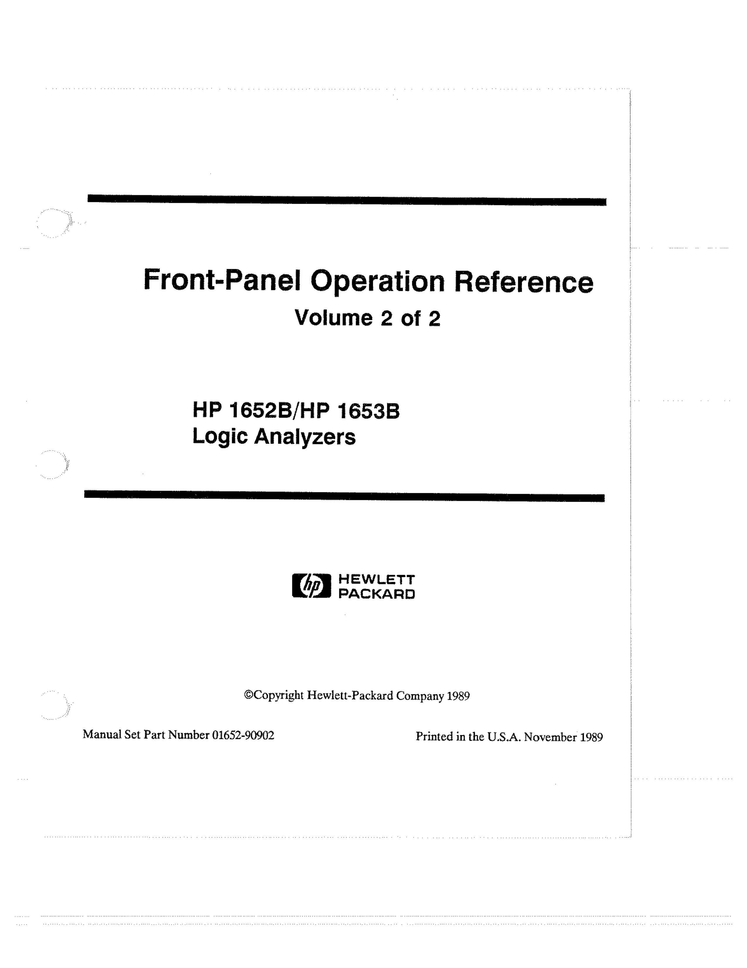 HP (Hewlett-Packard) HP1652B Weather Radio User Manual