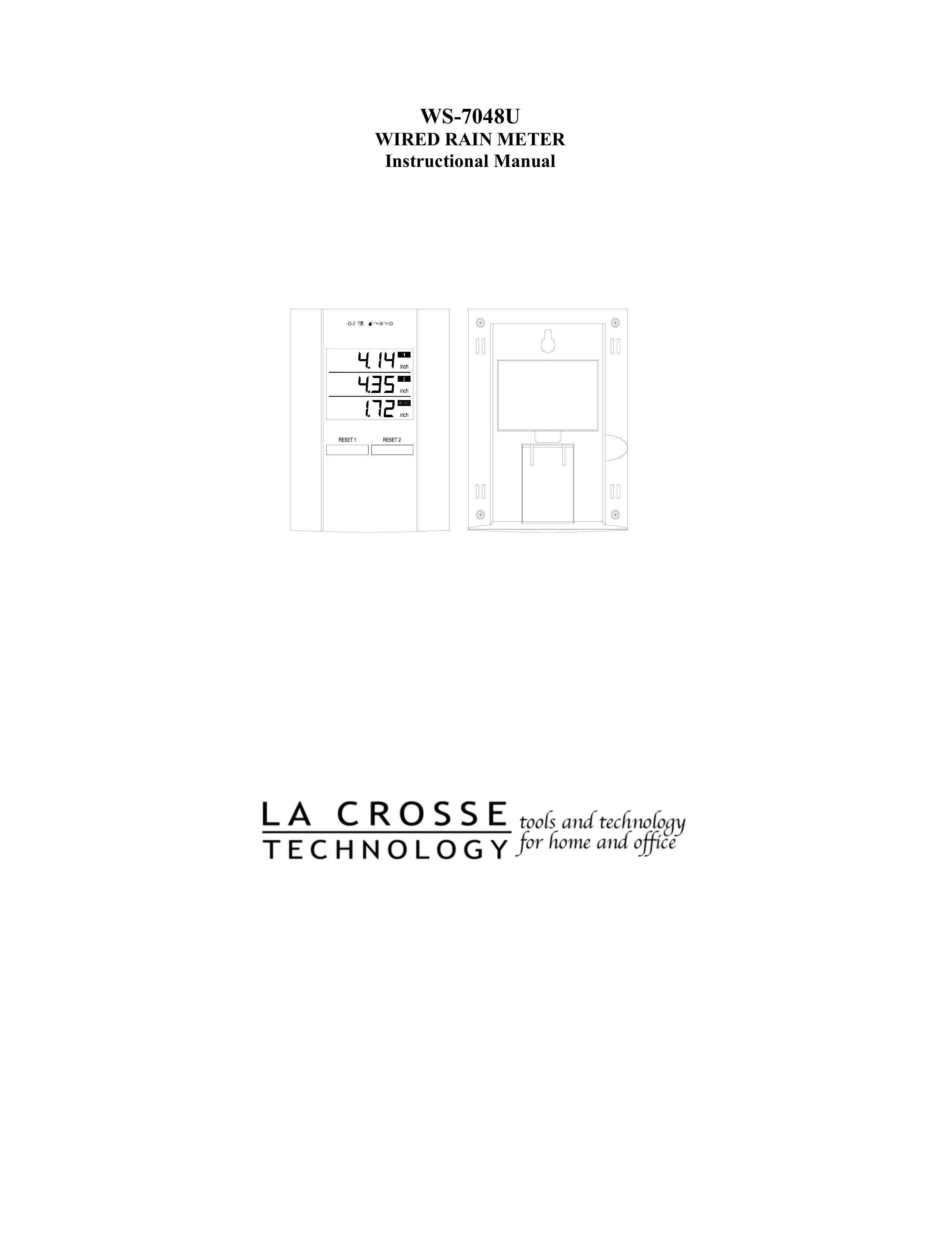 La Crosse Technology WS-7048U Weather Radio User Manual