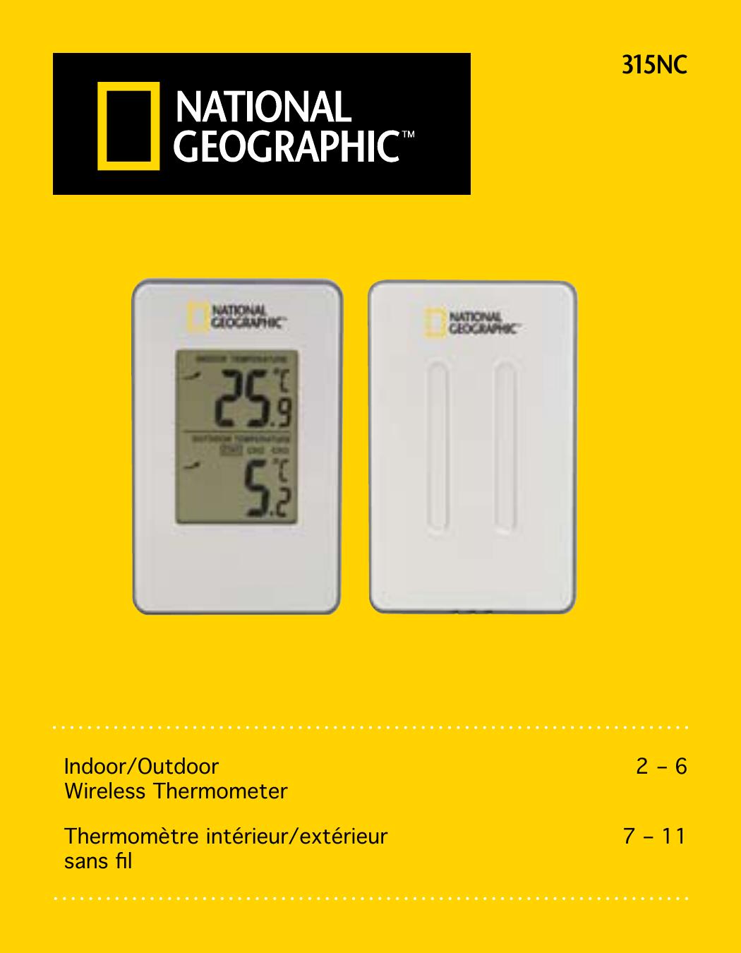 National Geographic 315NC Weather Radio User Manual