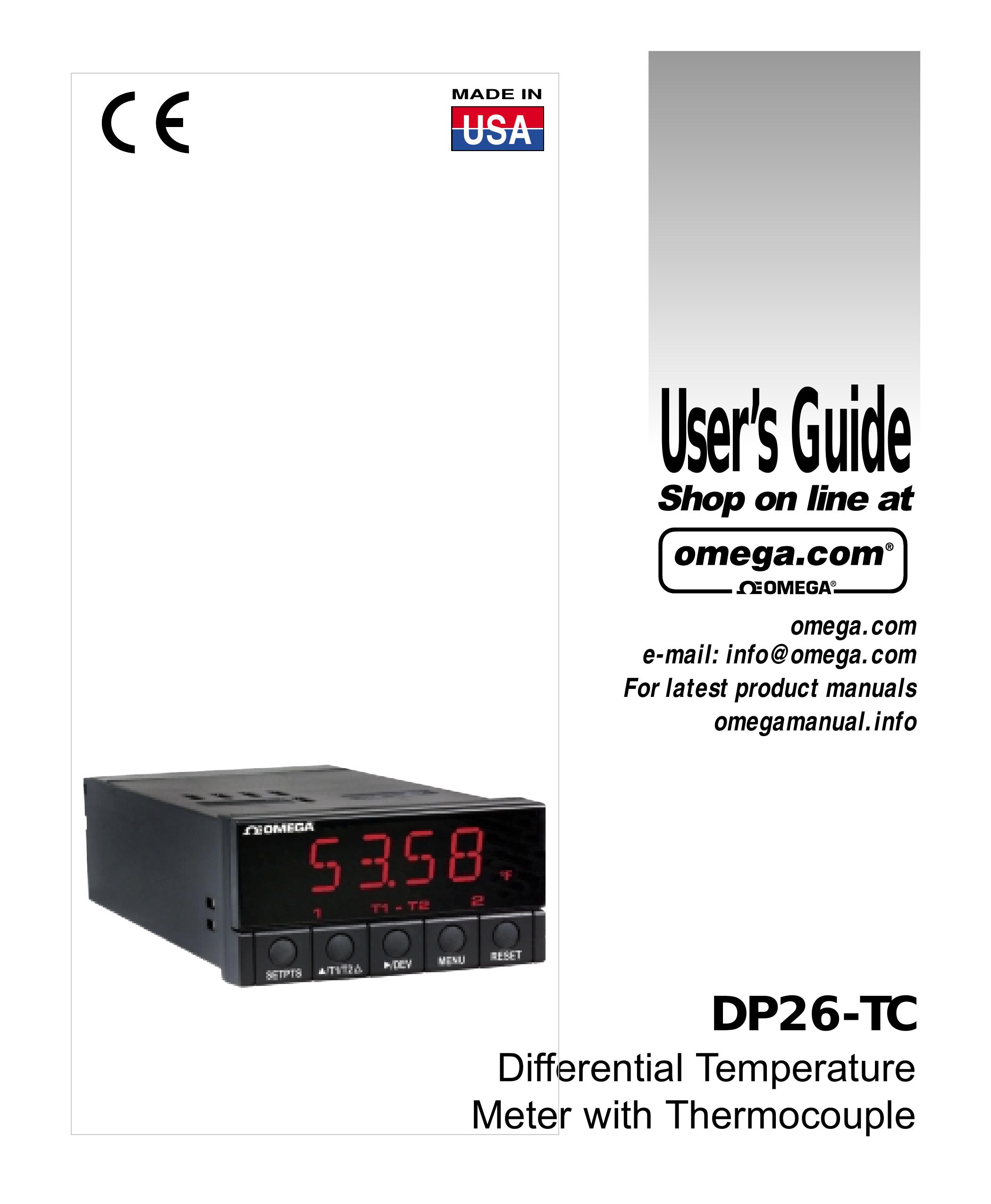 Omega DP26-TC Weather Radio User Manual
