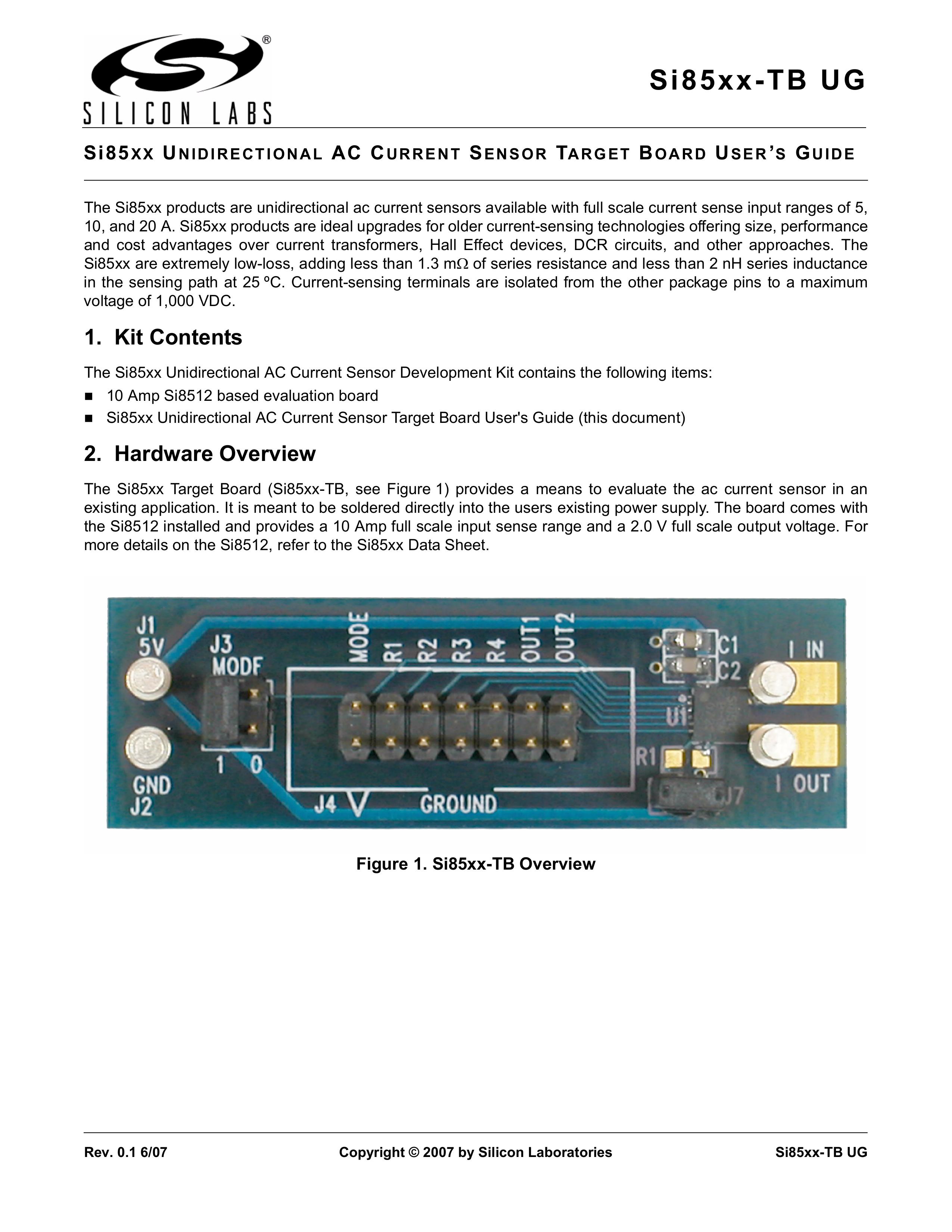 Silicon Laboratories si85xx Weather Radio User Manual