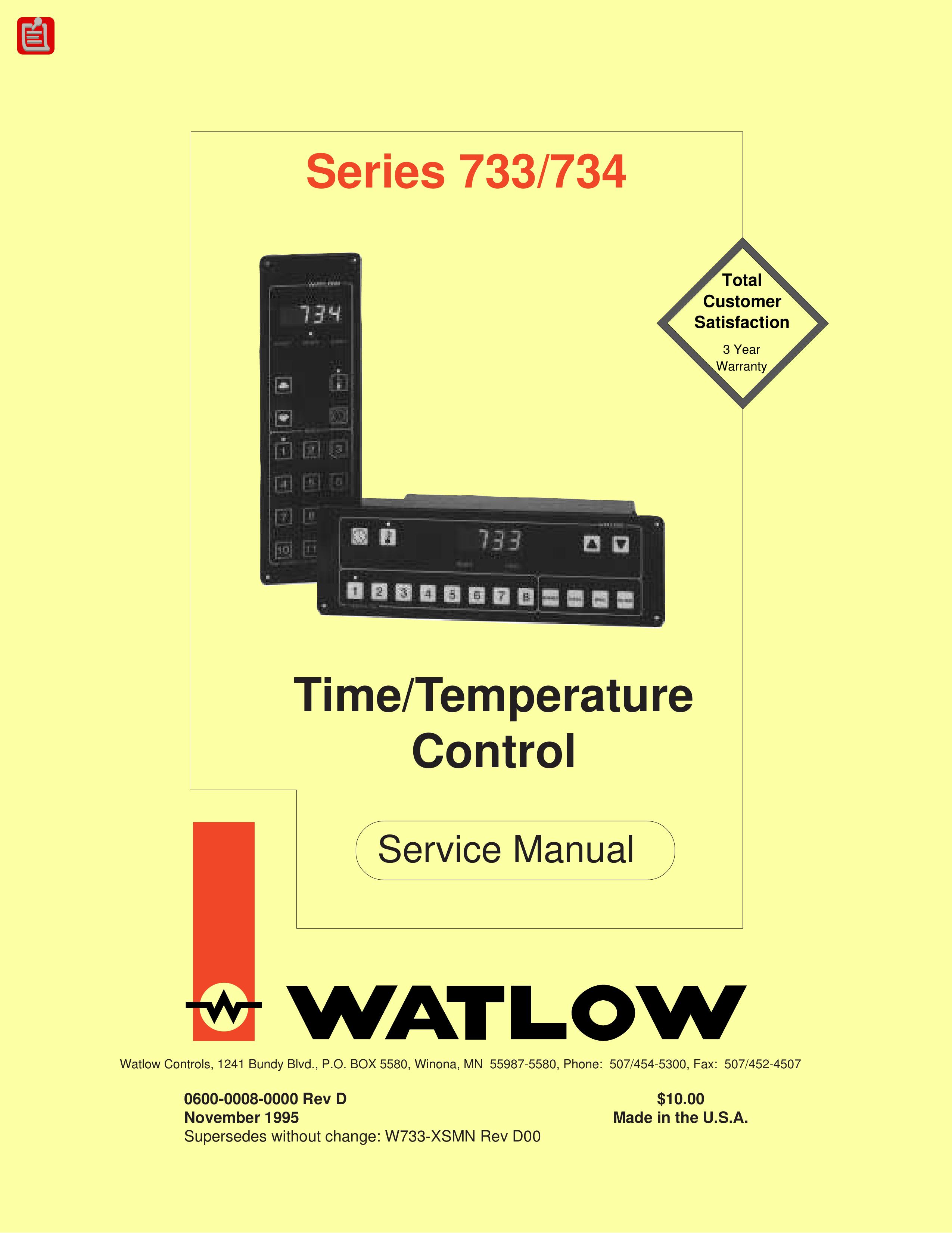 Watlow Electric 733 Weather Radio User Manual